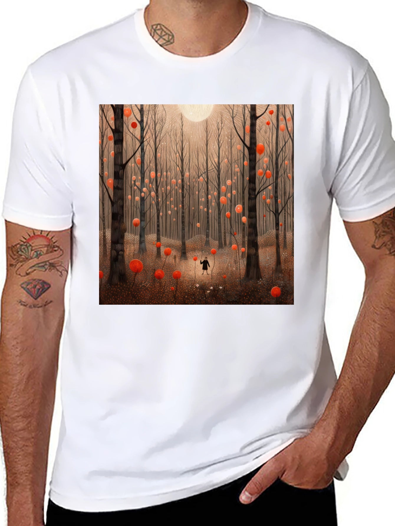 Forest of Balloons Graphic Tee