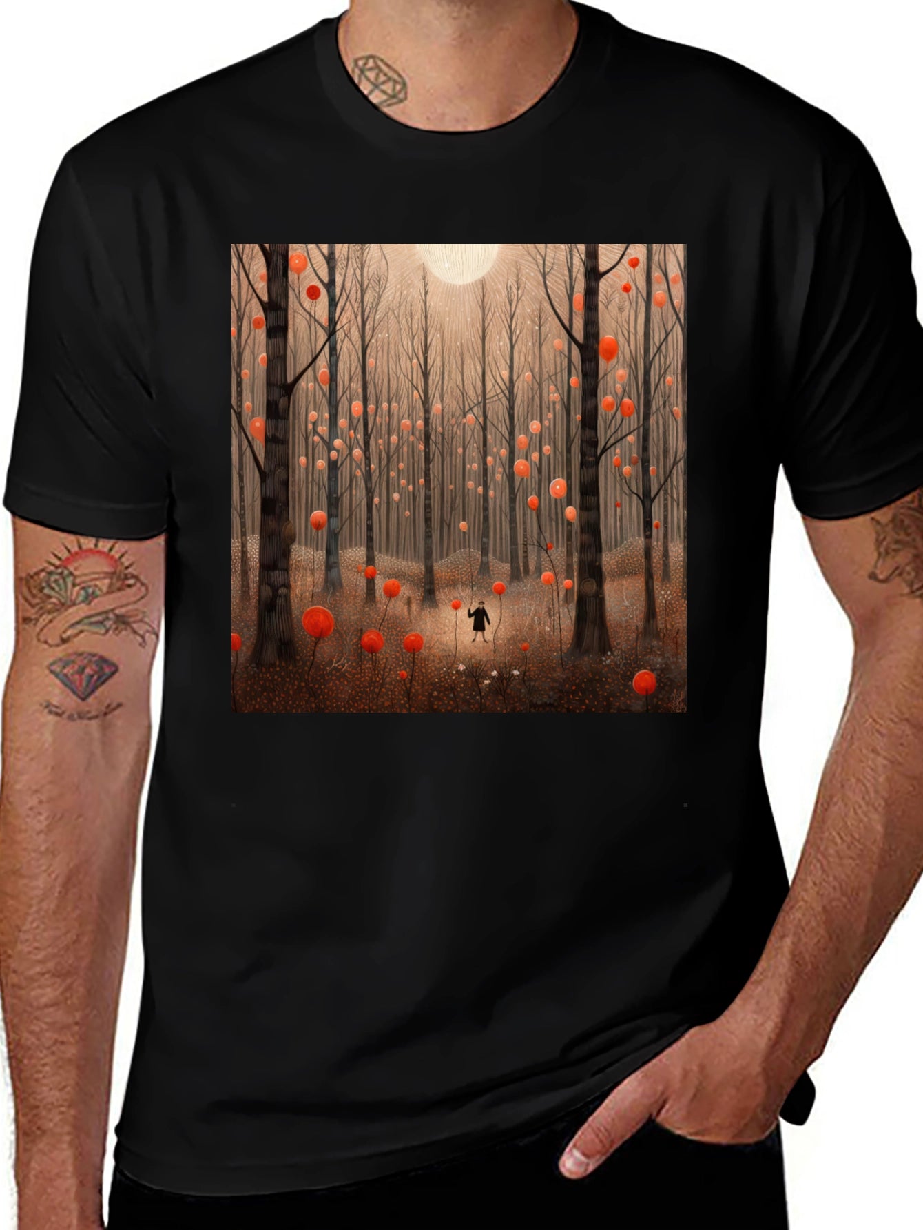 Forest of Balloons Graphic Tee