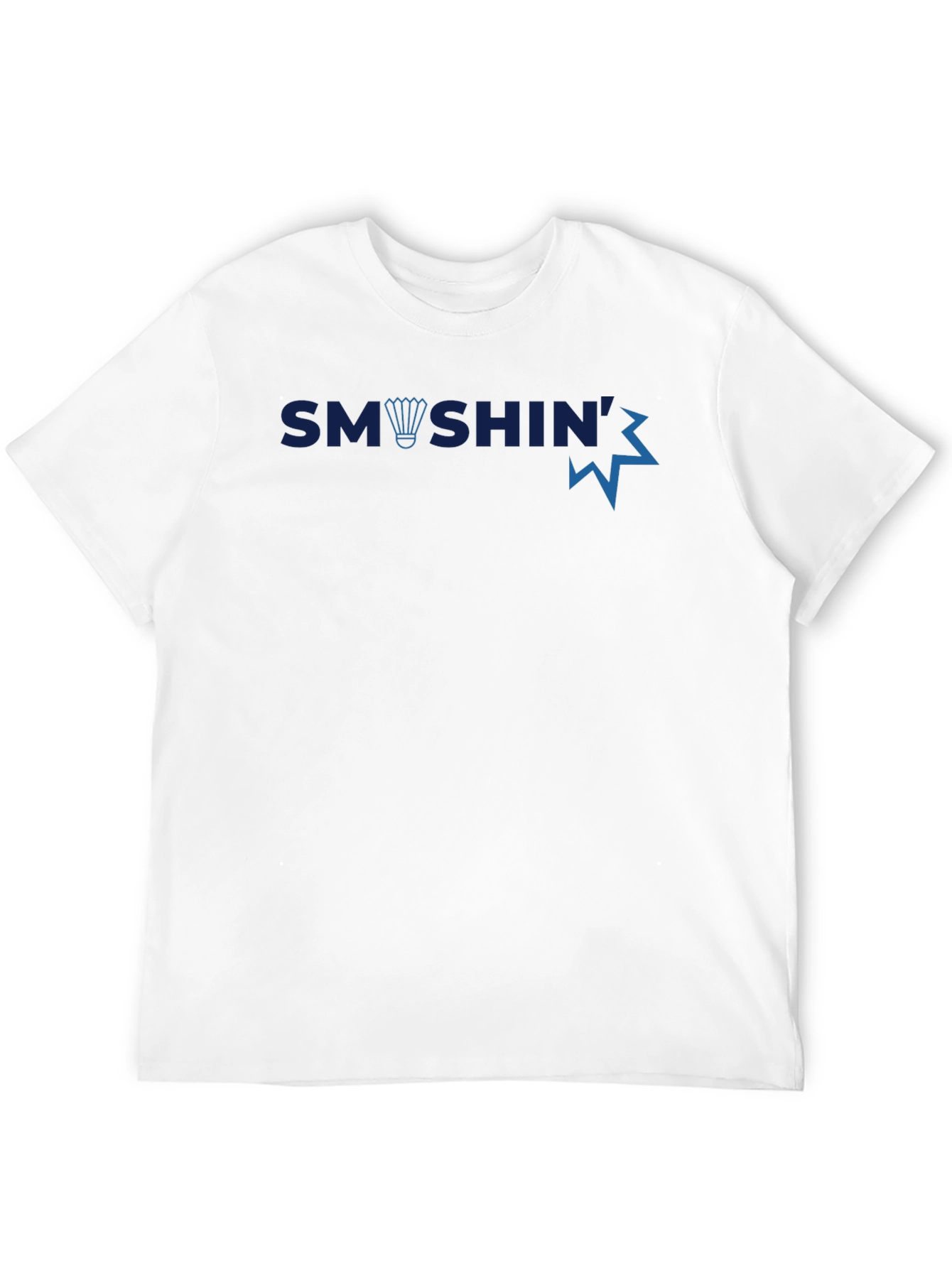 Smashin Badminton Graphic Tee - Black