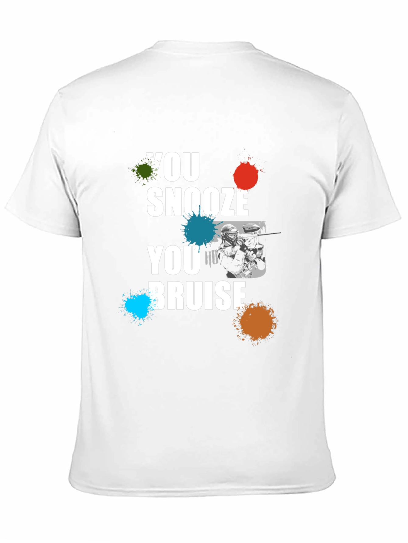 You Snooze You Bruise Graphic Print Black T-Shirt