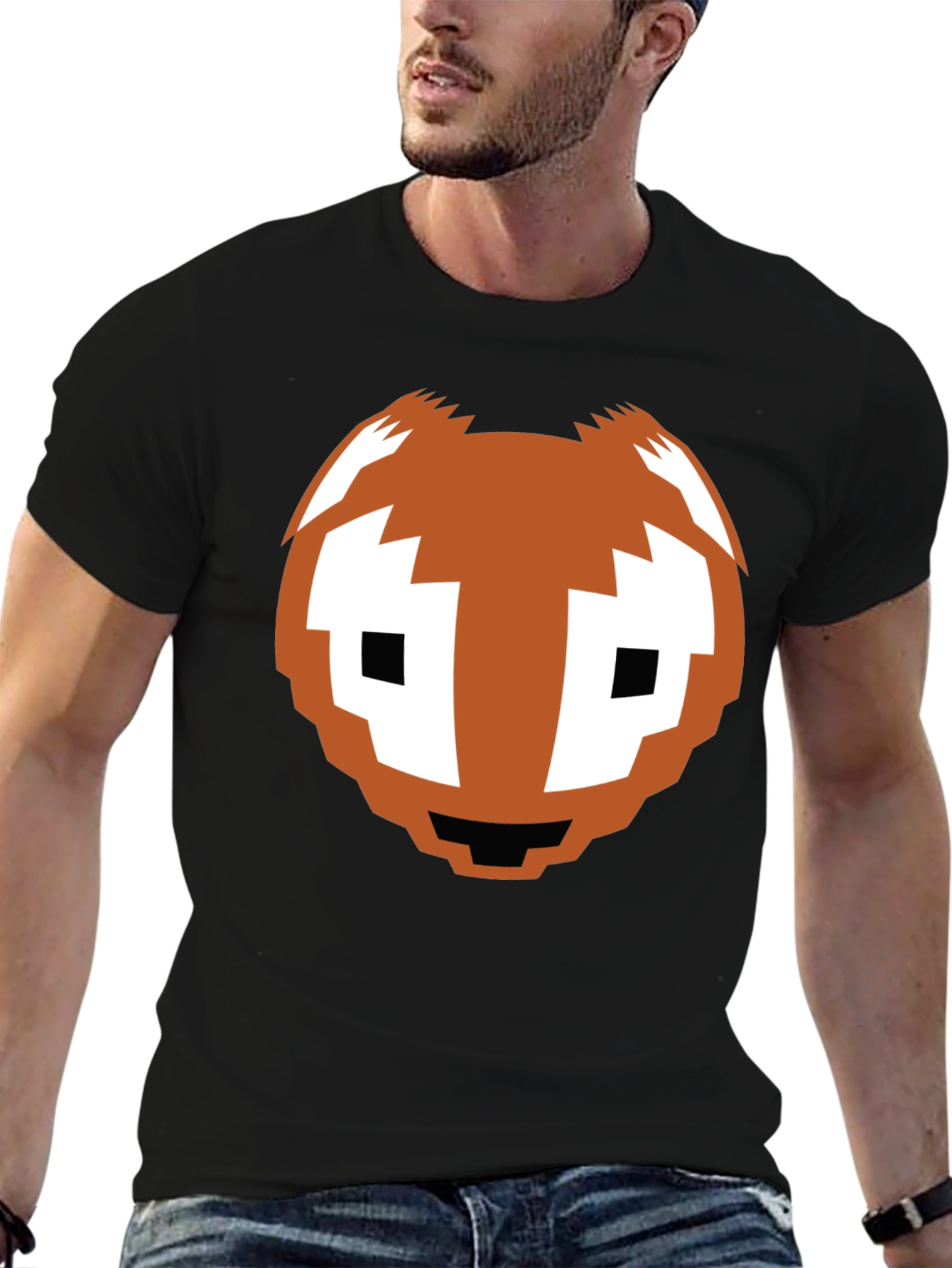 Pixel Fox Graphic Tee - Retro Gaming Style
