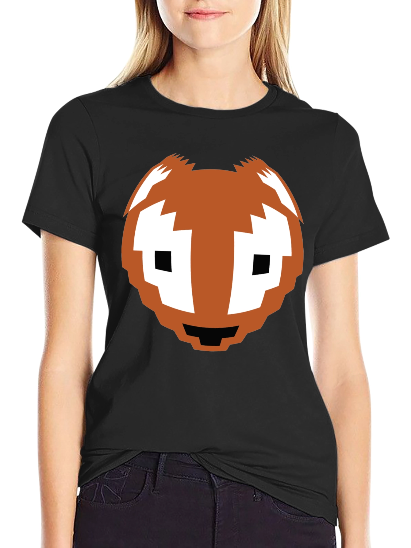 Pixel Fox Graphic Tee - Retro Gaming Style