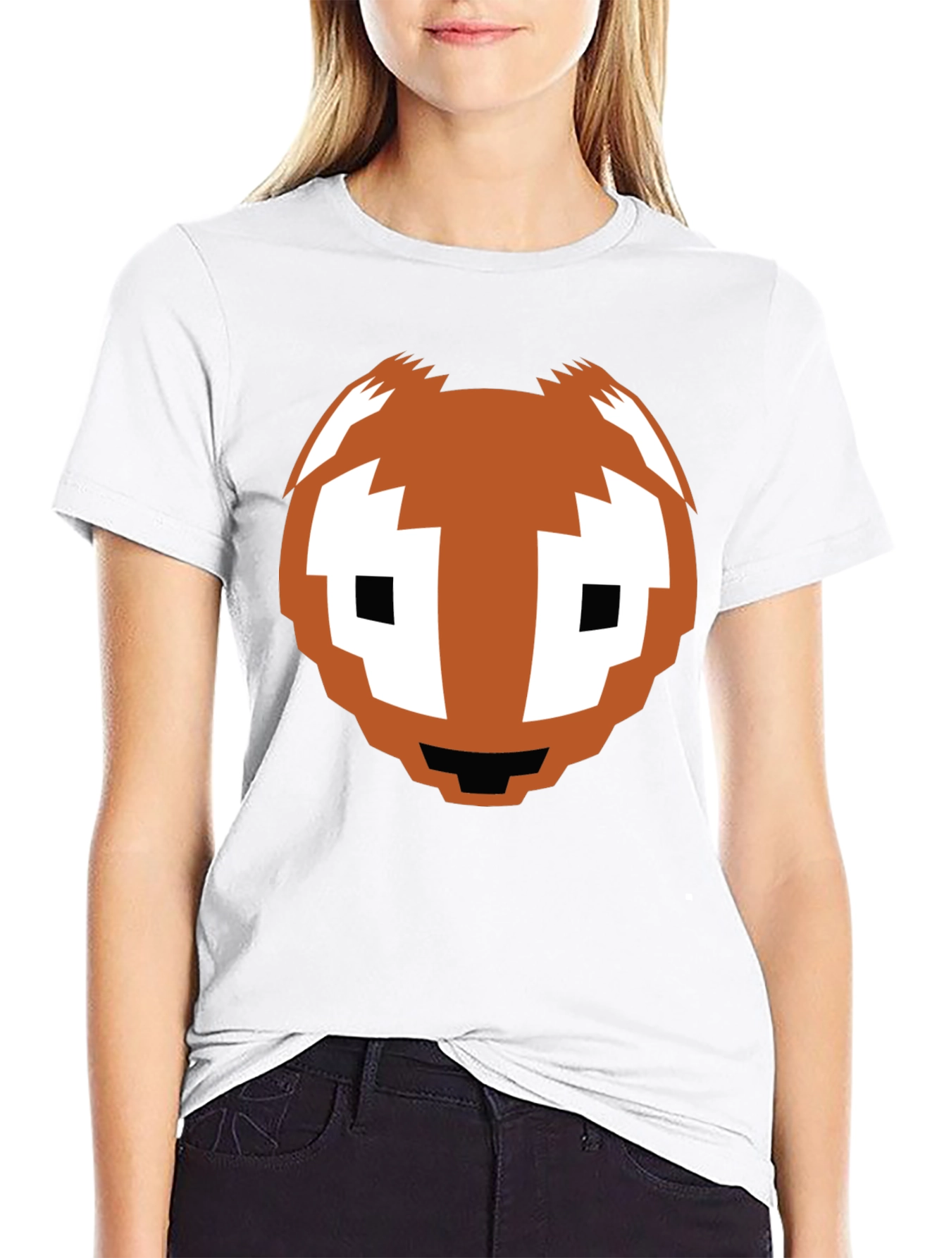 Pixel Fox Graphic Tee - Retro Gaming Style