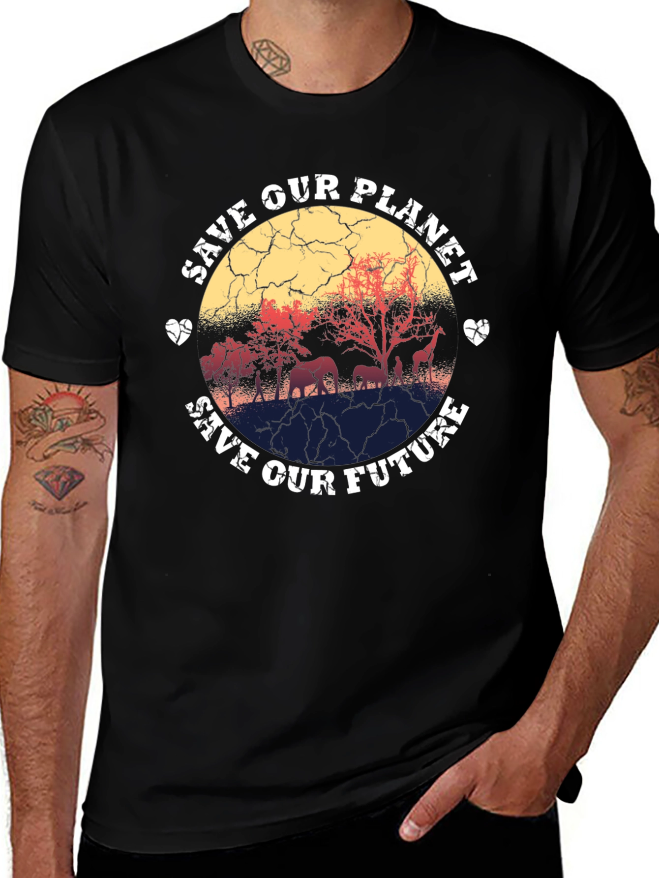 Save Our Planet Graphic Tee - Earth Day Shirt