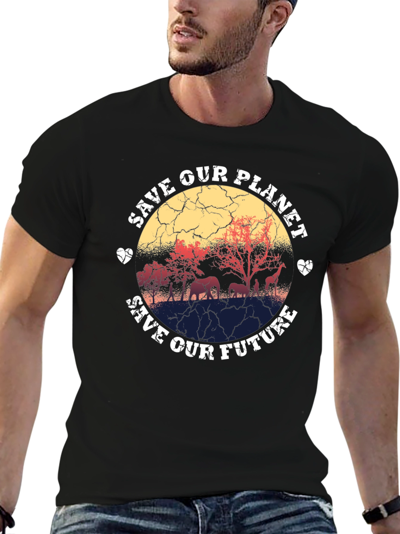 Save Our Planet Graphic Tee - Earth Day Shirt