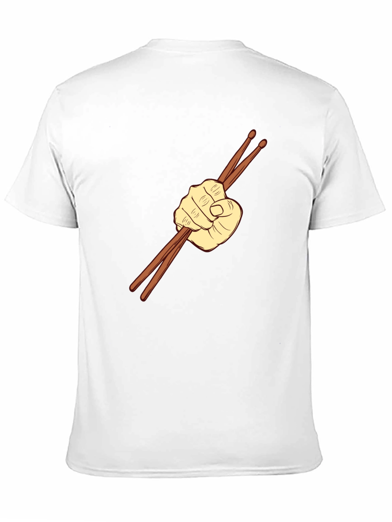Drummers Fist Graphic Tee - Black Cotton Comfort