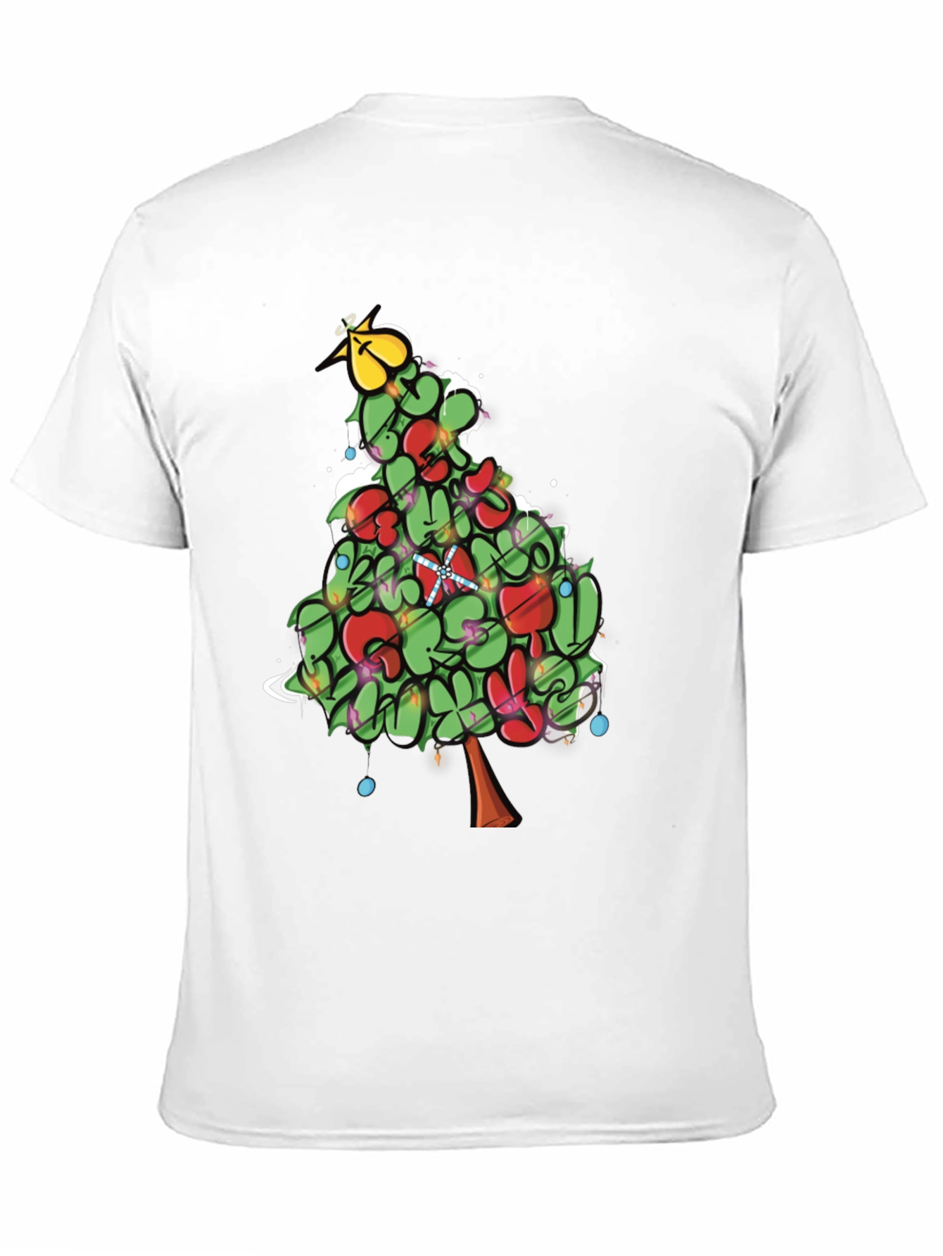 Festive Christmas Tree Graphic Tee