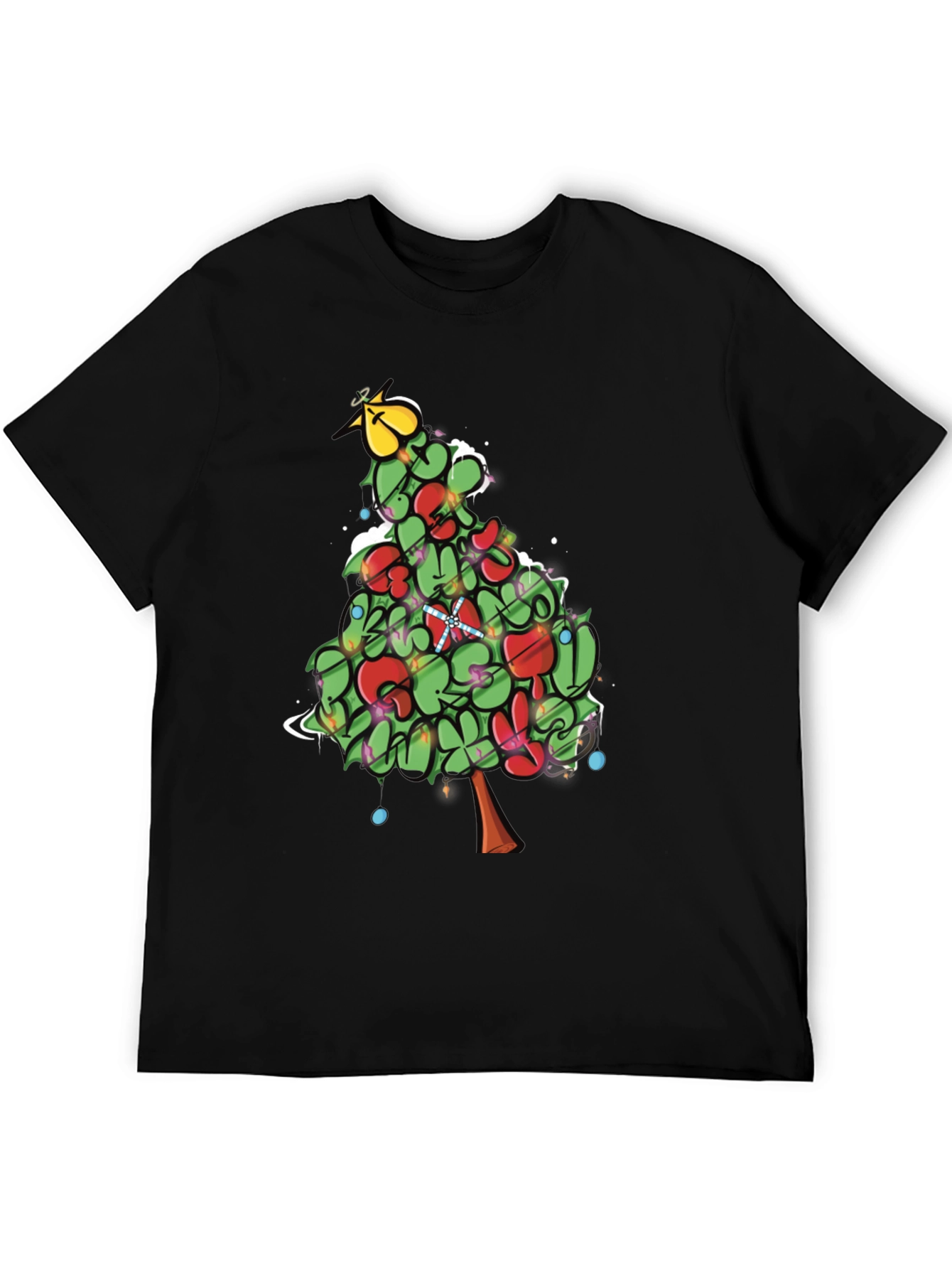 Festive Christmas Tree Graphic Tee