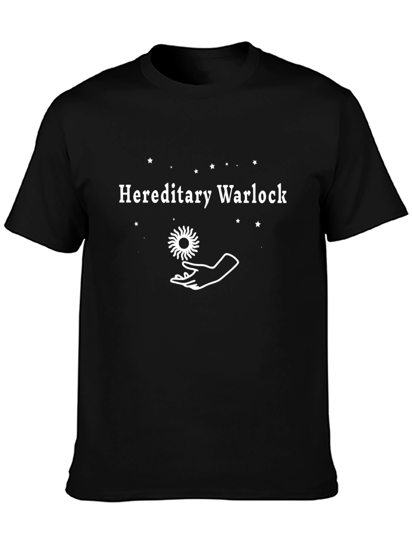 Hereditary Warlock Graphic T-Shirt - Black