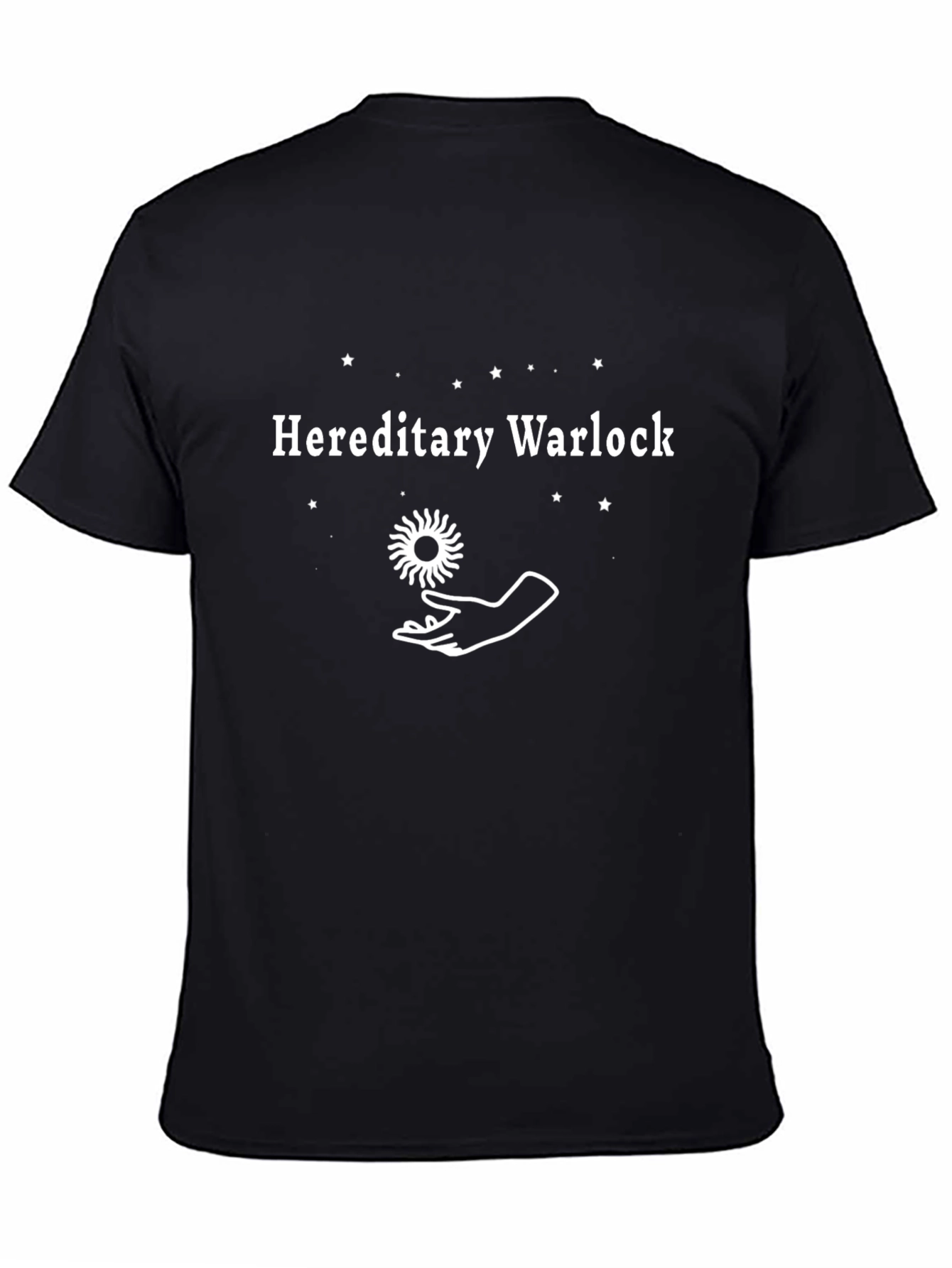 Hereditary Warlock Graphic T-Shirt - Black
