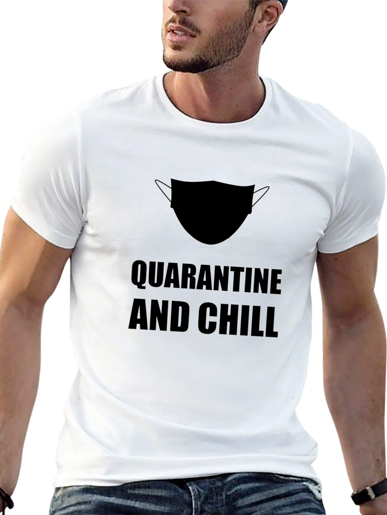 Quarantine and Chill T-Shirt - Black