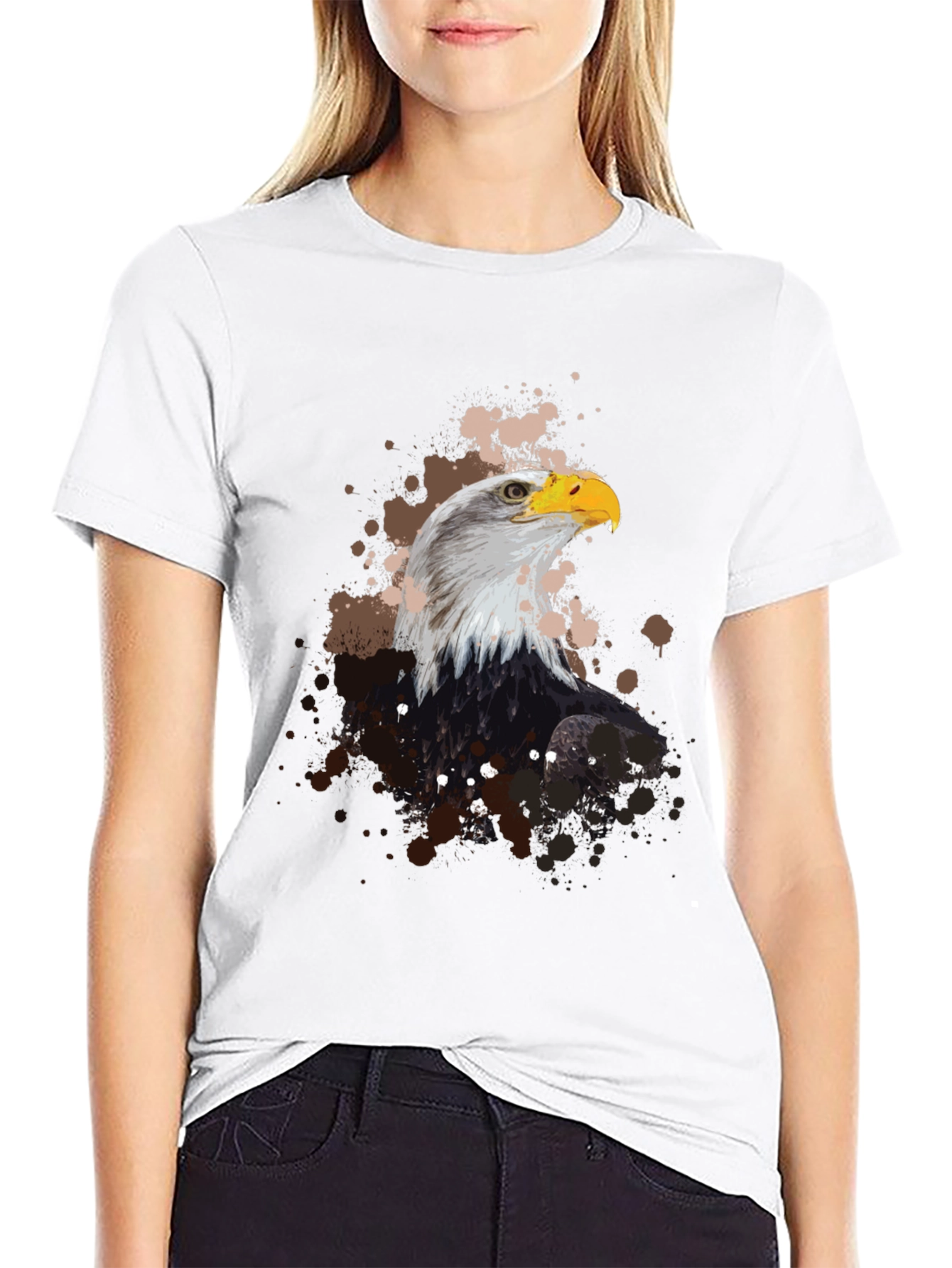 Eagle Graphic Tee - Mens Black T-Shirt