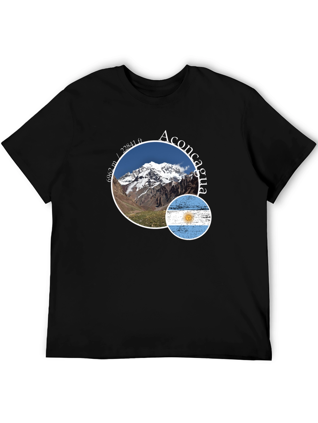 Aconcagua Argentina Flag T-Shirt