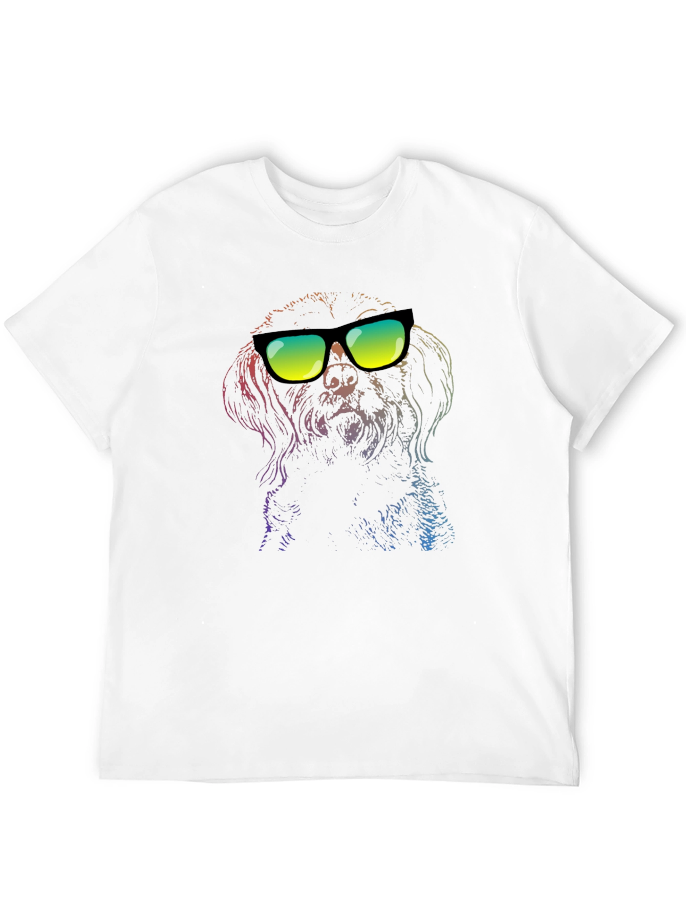Cool Dog Graphic T-Shirt - Unisex Black Tee