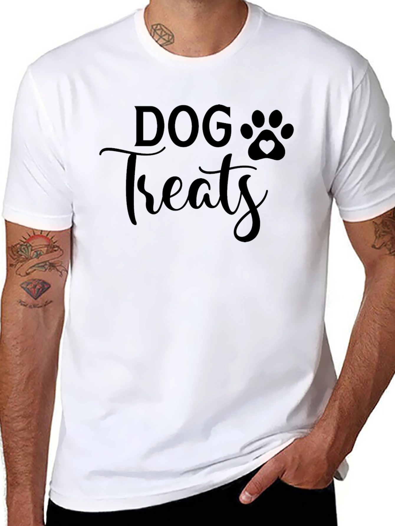 Dog Treats Graphic Tee - Cute Dog Lover Shirt
