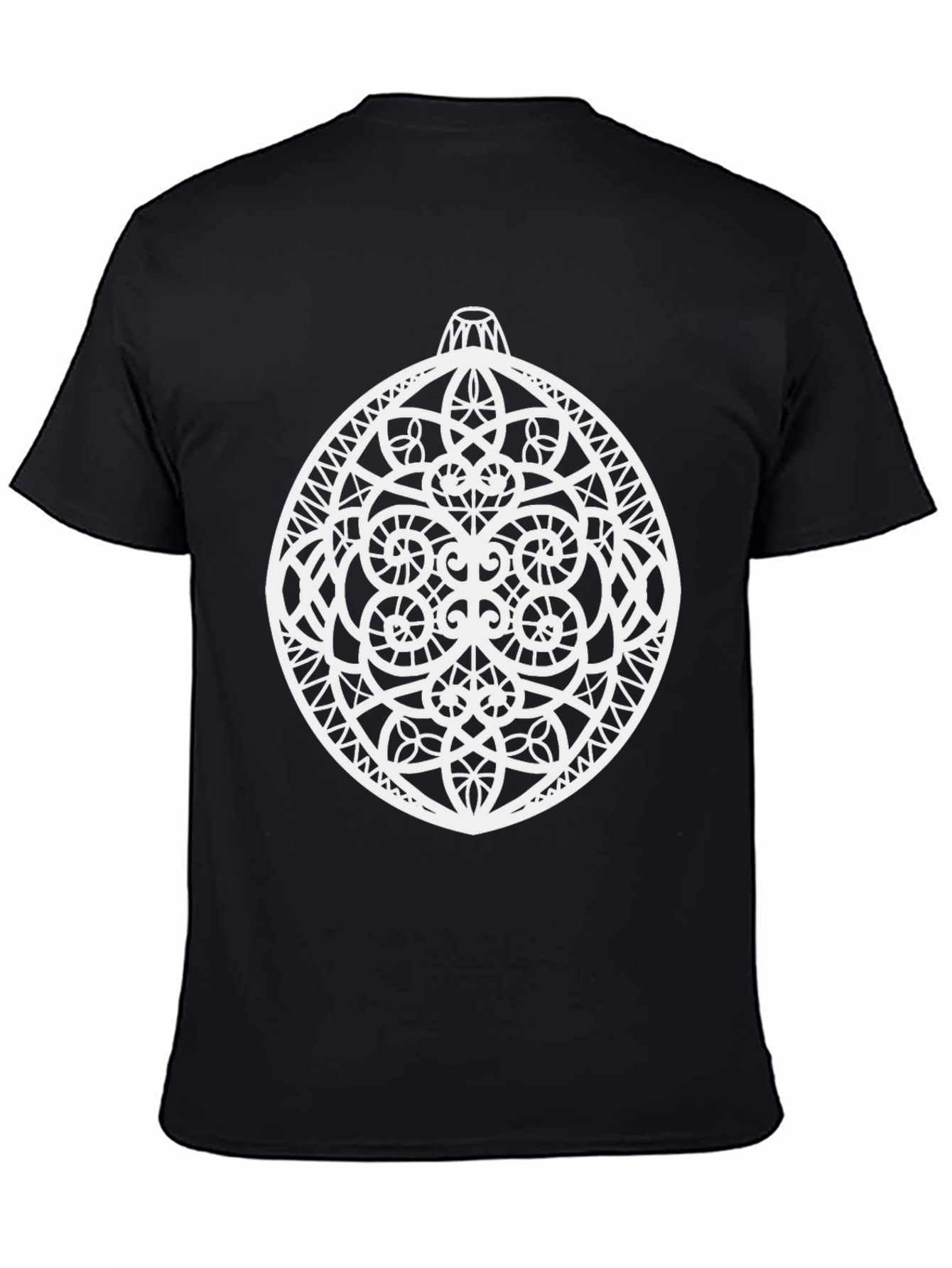 Ornament Graphic Black T-Shirt