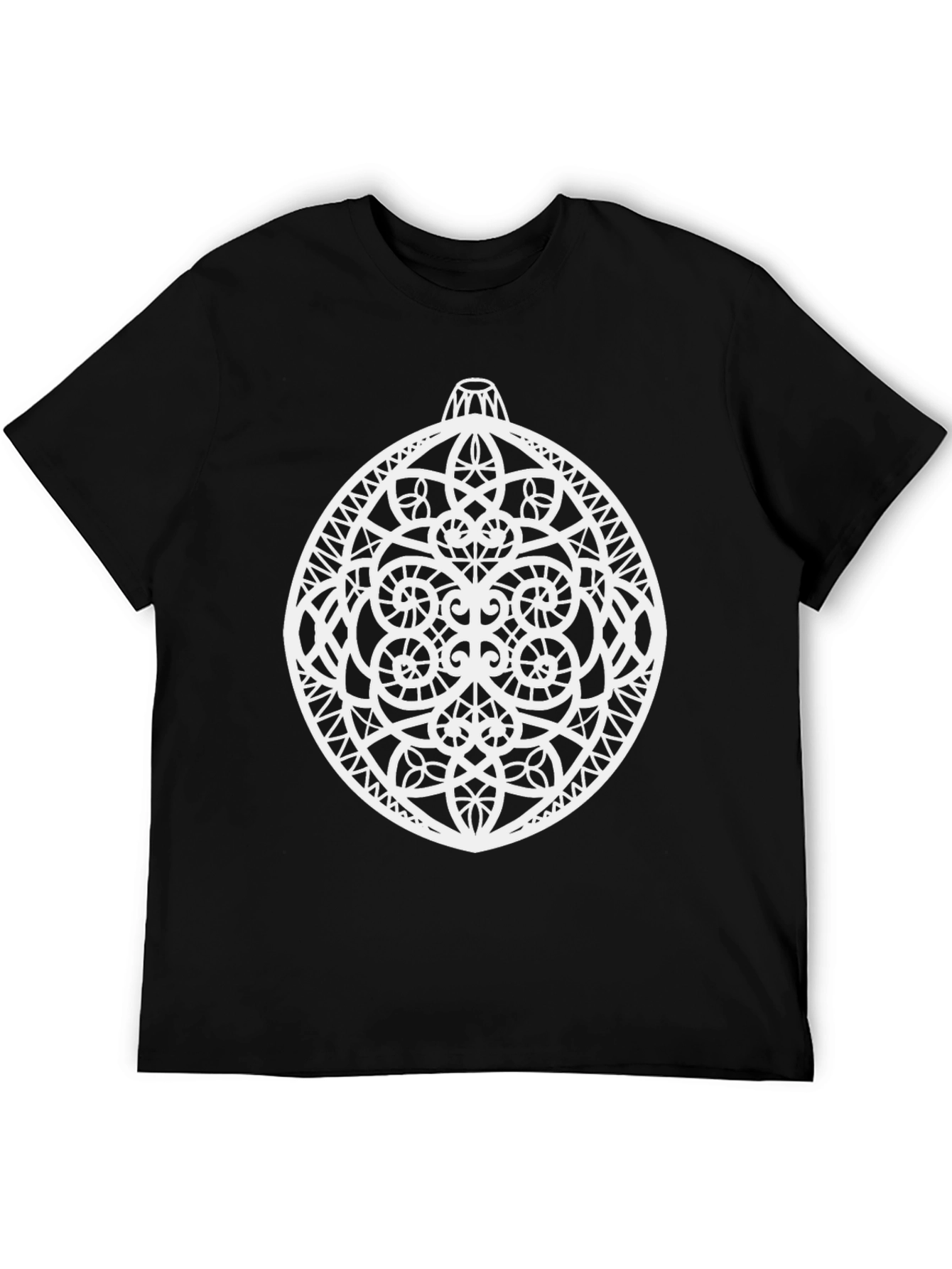 Ornament Graphic Black T-Shirt