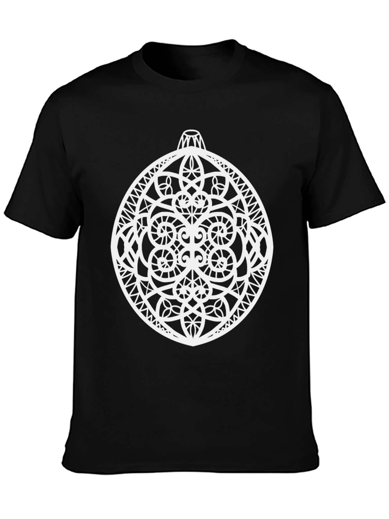 Ornament Graphic Black T-Shirt