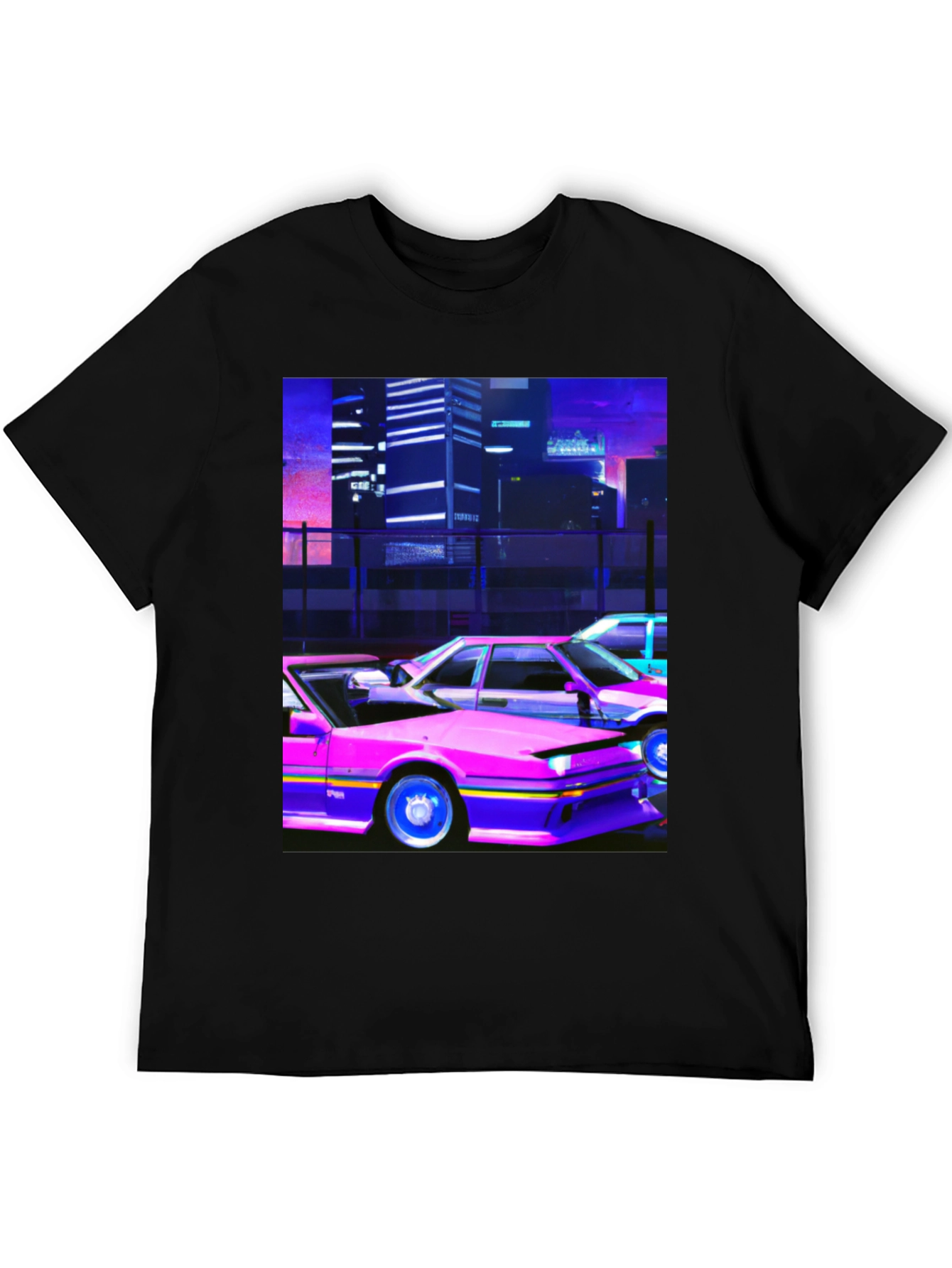 Retro Wave Car T-Shirt