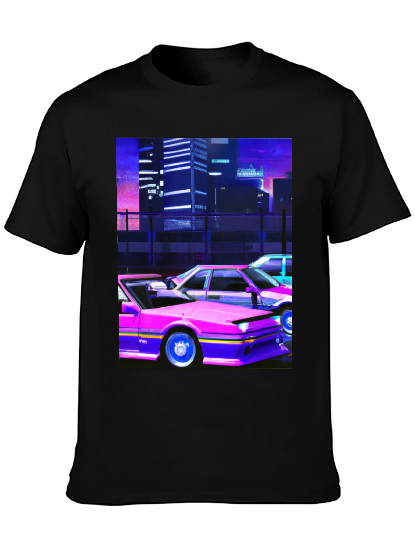 Retro Wave Car T-Shirt