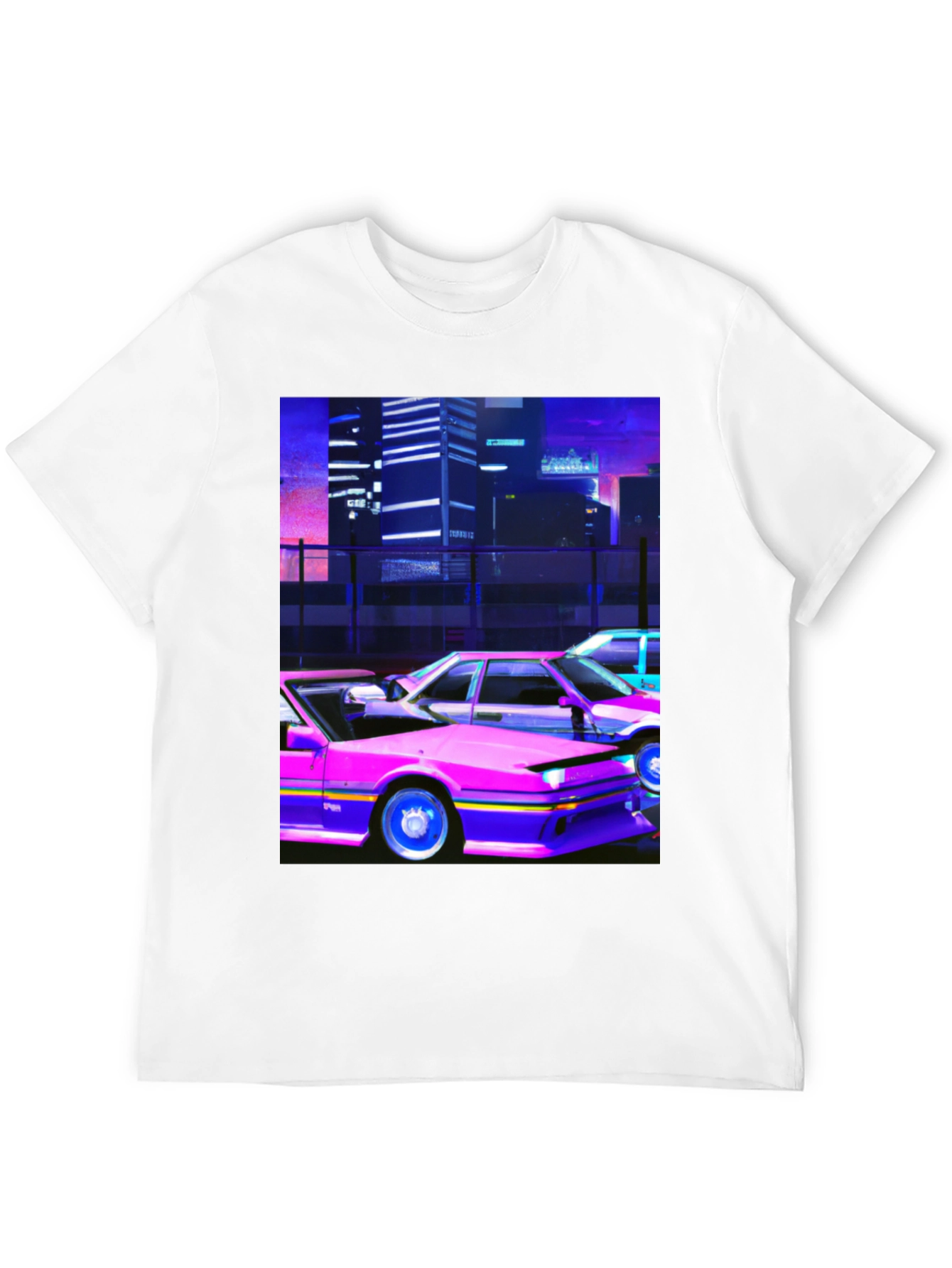 Retro Wave Car T-Shirt