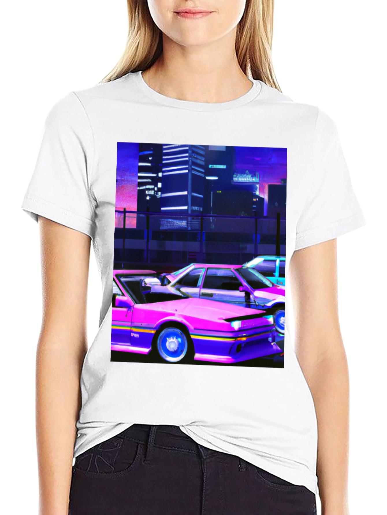 Retro Wave Car T-Shirt
