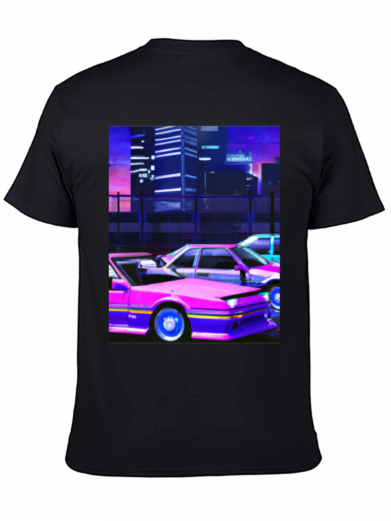 Retro Wave Car T-Shirt
