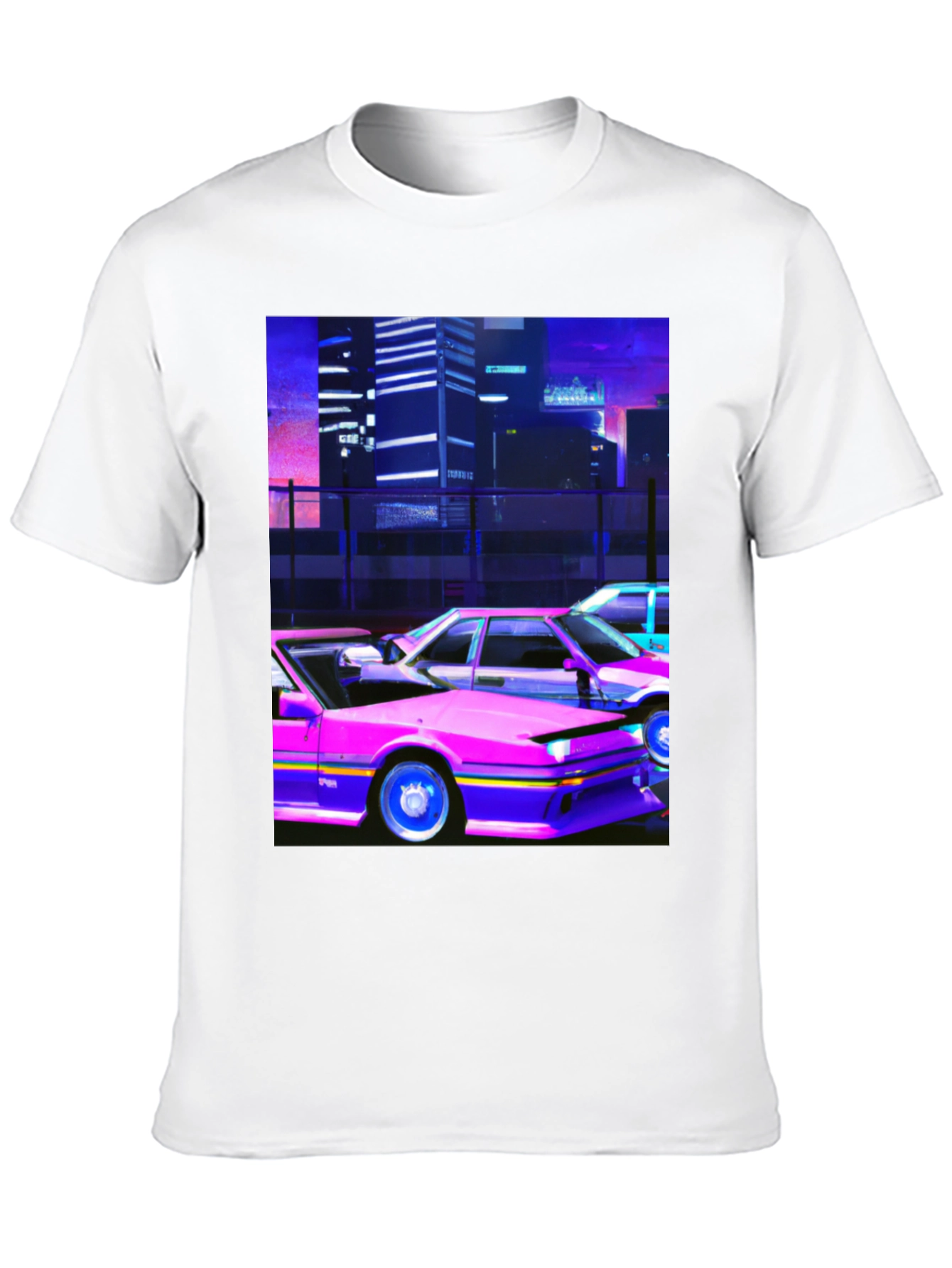 Retro Wave Car T-Shirt