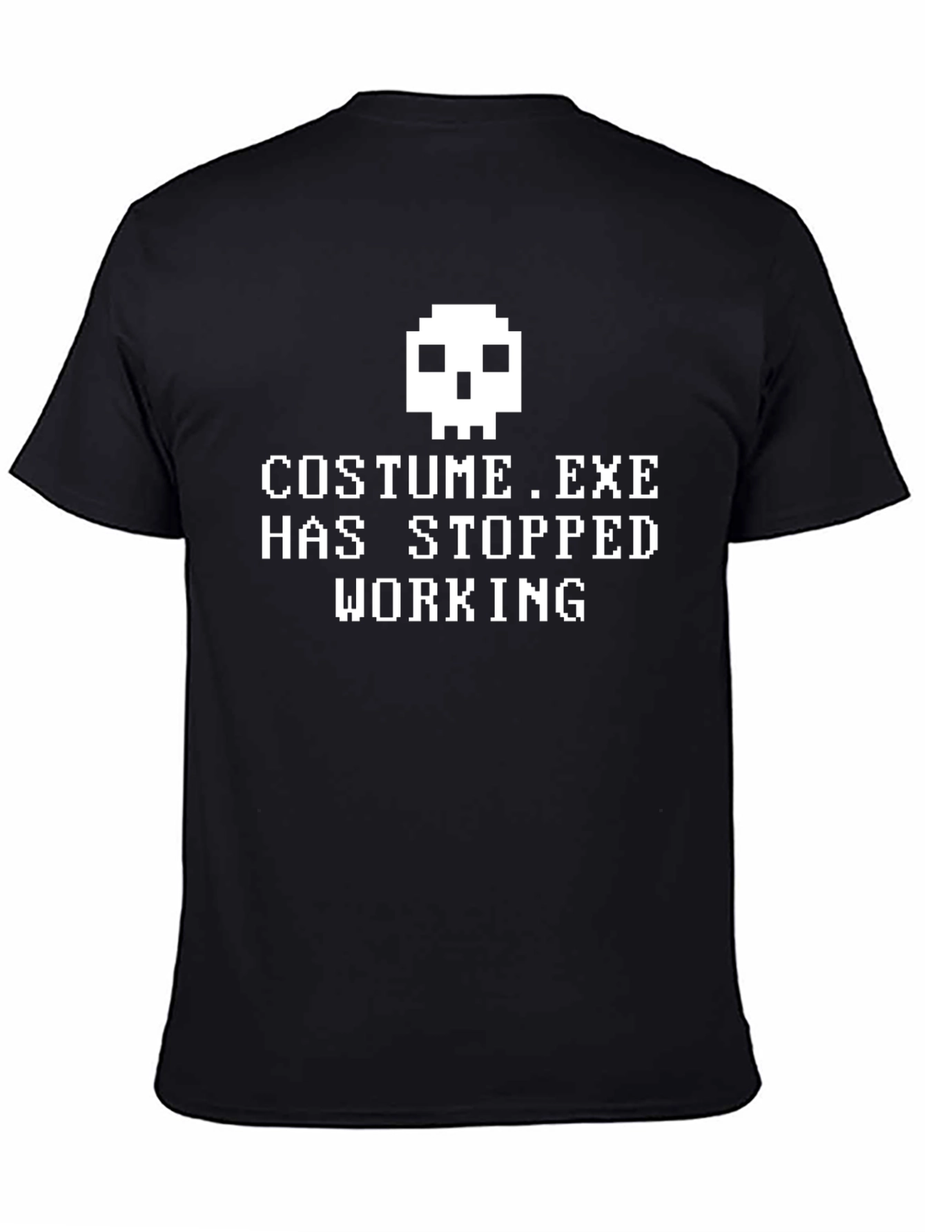 Costume.exe Error T-Shirt - Funny Halloween Programmer Shirt