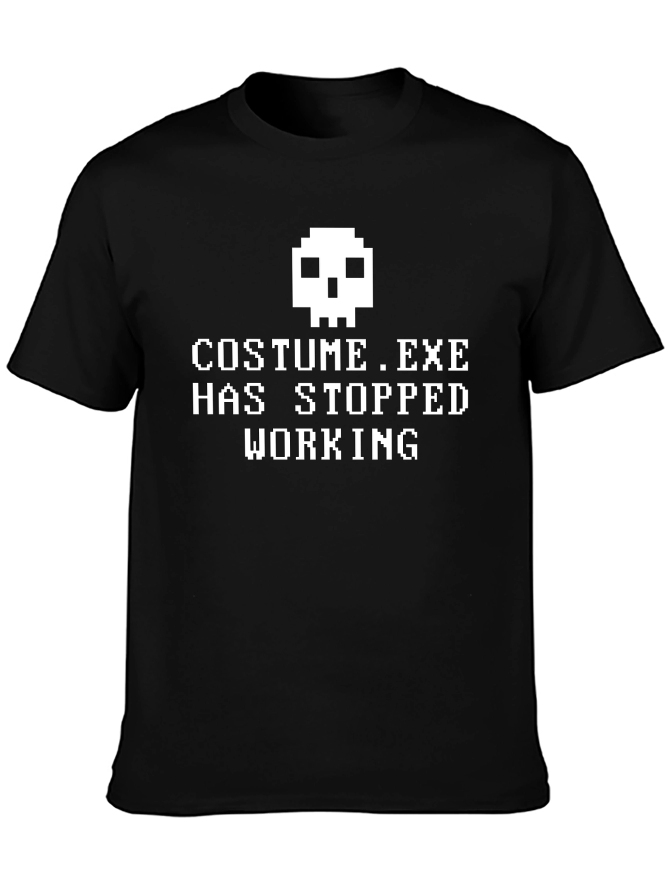 Costume.exe Error T-Shirt - Funny Halloween Programmer Shirt