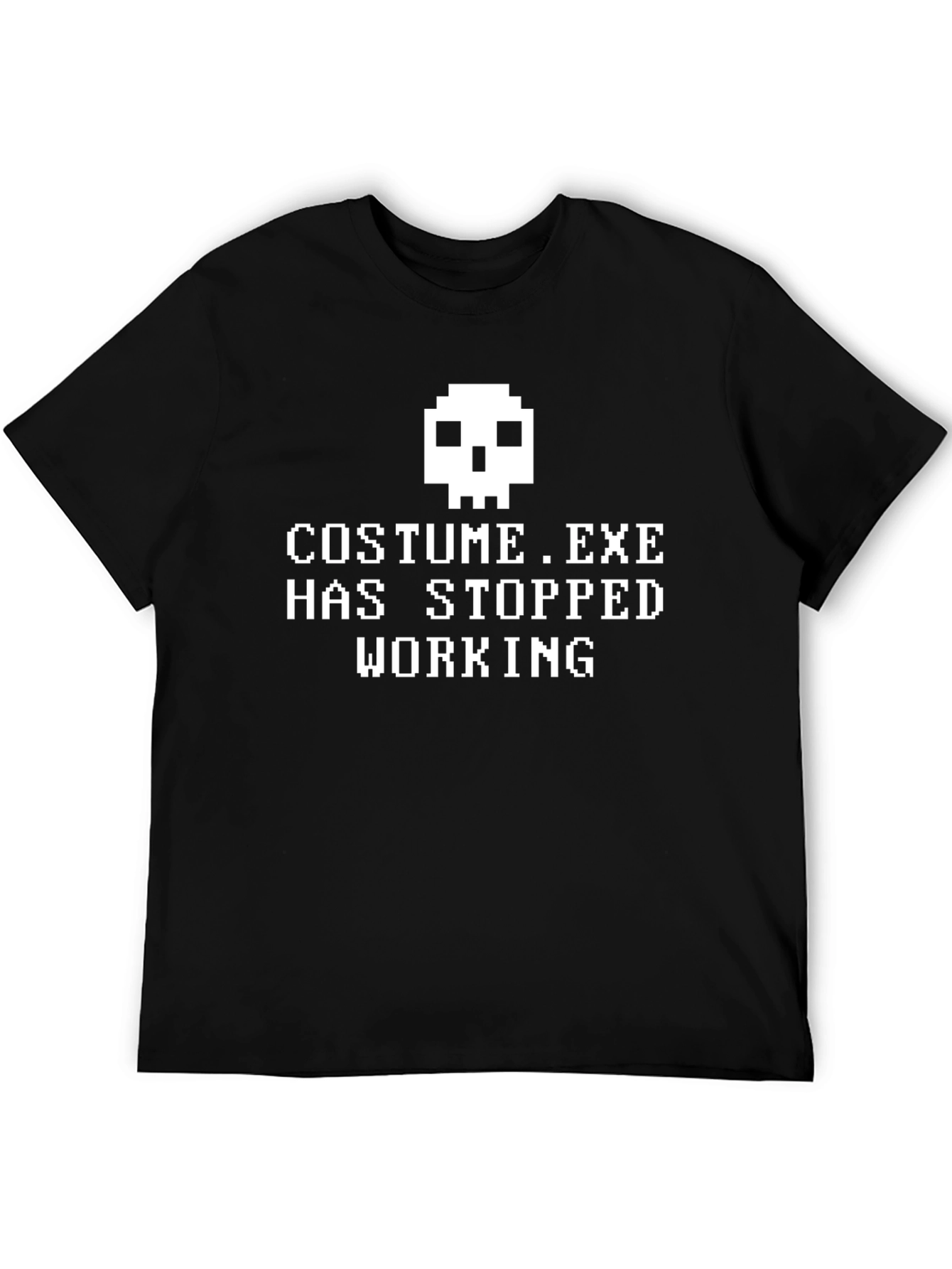 Costume.exe Error T-Shirt - Funny Halloween Programmer Shirt
