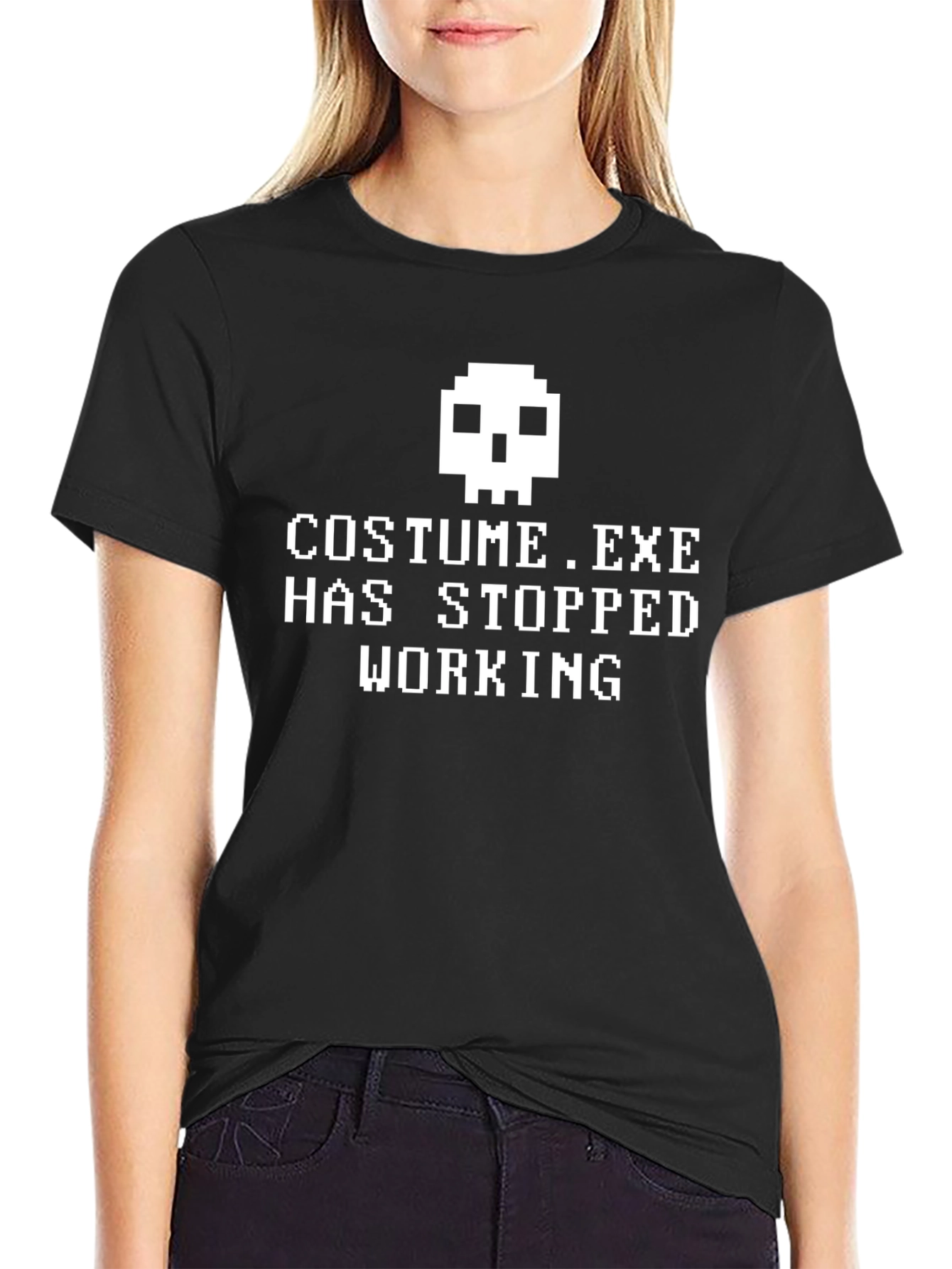 Costume.exe Error T-Shirt - Funny Halloween Programmer Shirt