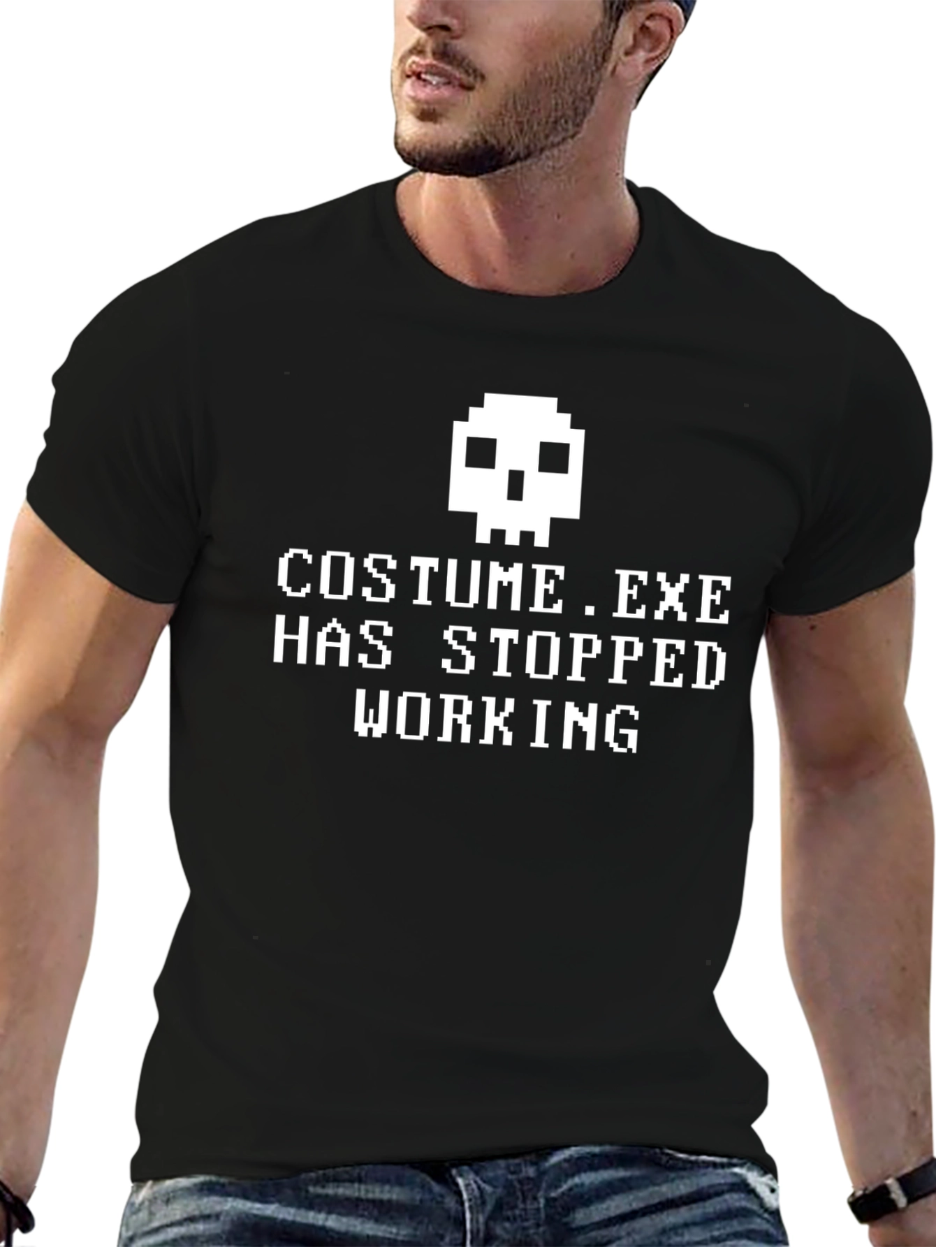 Costume.exe Error T-Shirt - Funny Halloween Programmer Shirt