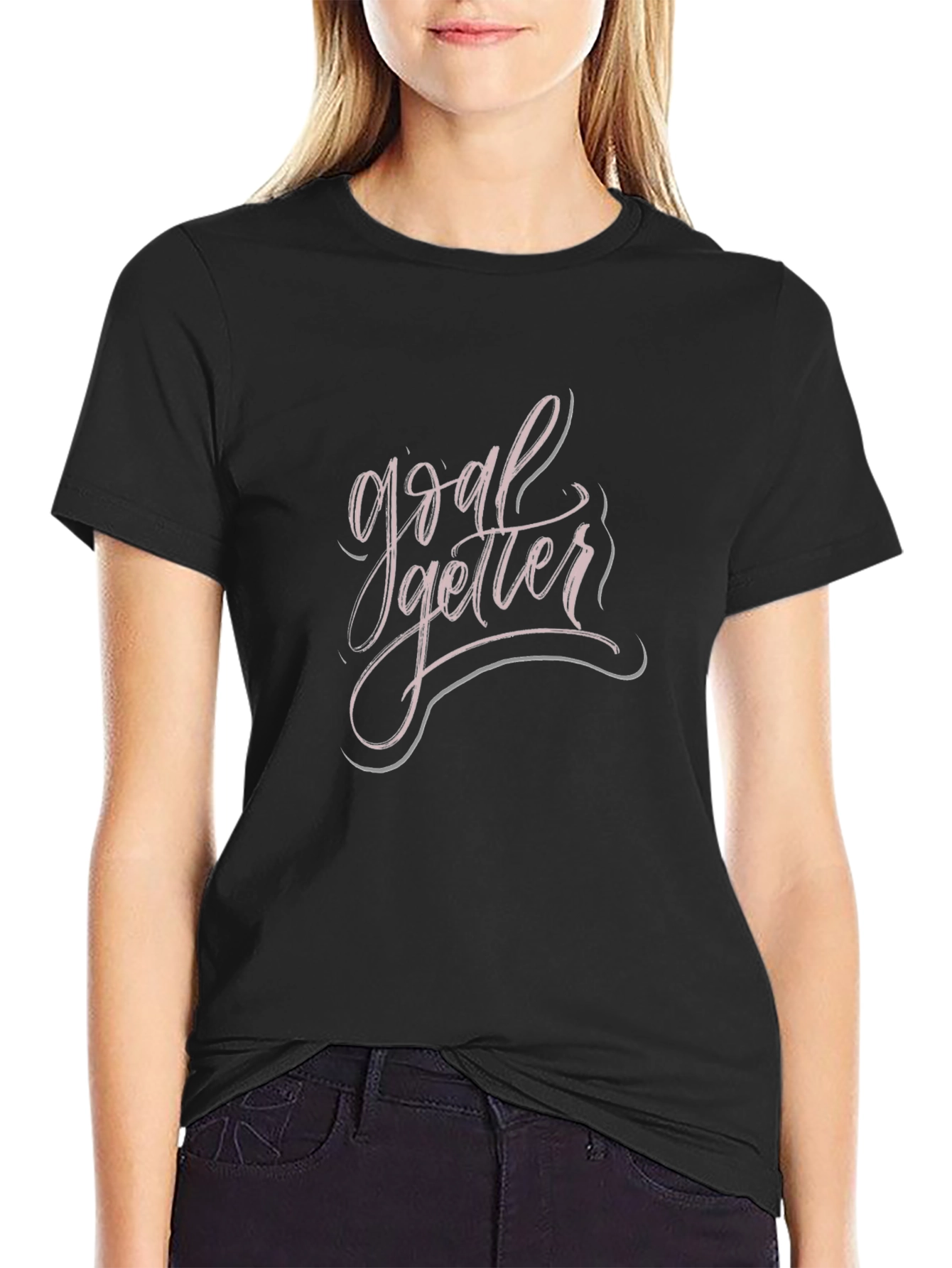 Goal Getter Graphic Tee - Black
