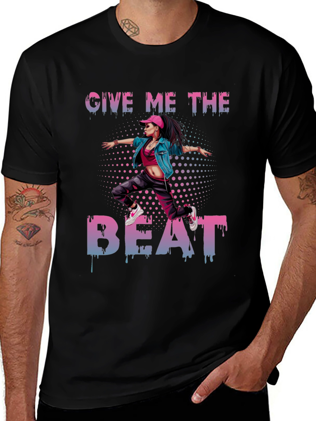 Give Me The Beat Graphic T-Shirt