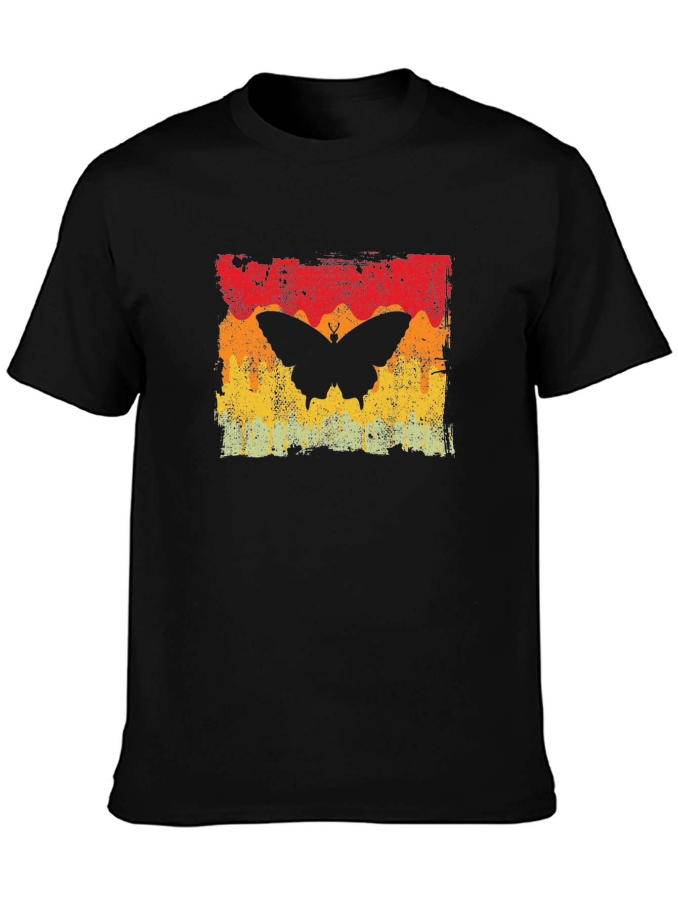 Retro Butterfly Graphic Tee - Stylish Casual Wear