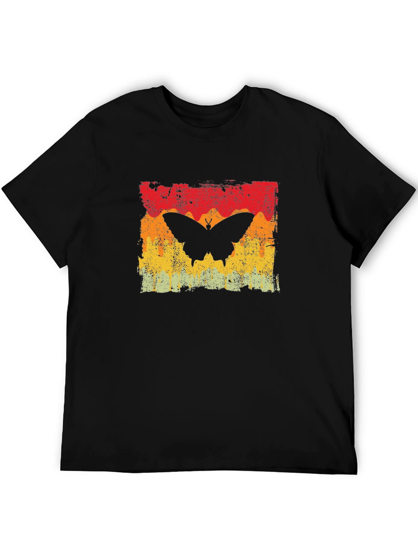 Retro Butterfly Graphic Tee - Stylish Casual Wear