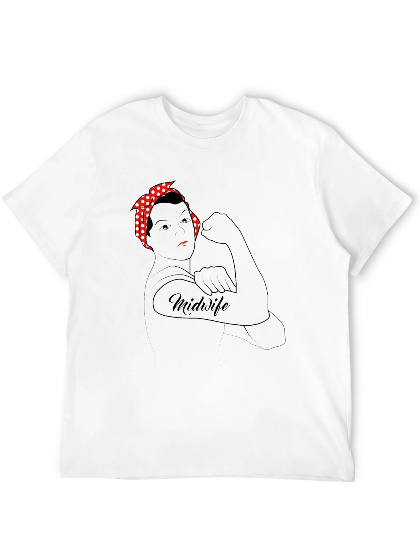 Midwife Rosie the Riveter T-Shirt