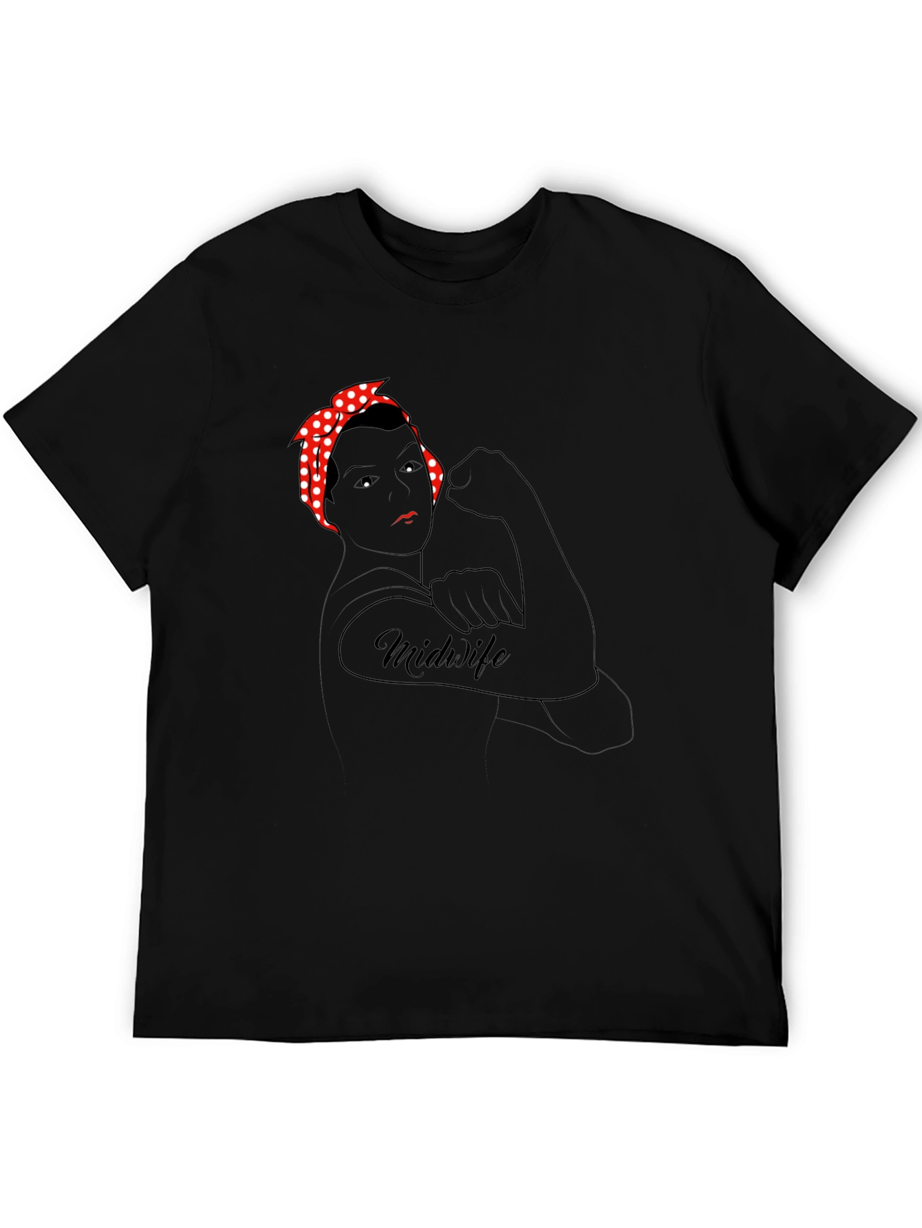 Midwife Rosie the Riveter T-Shirt