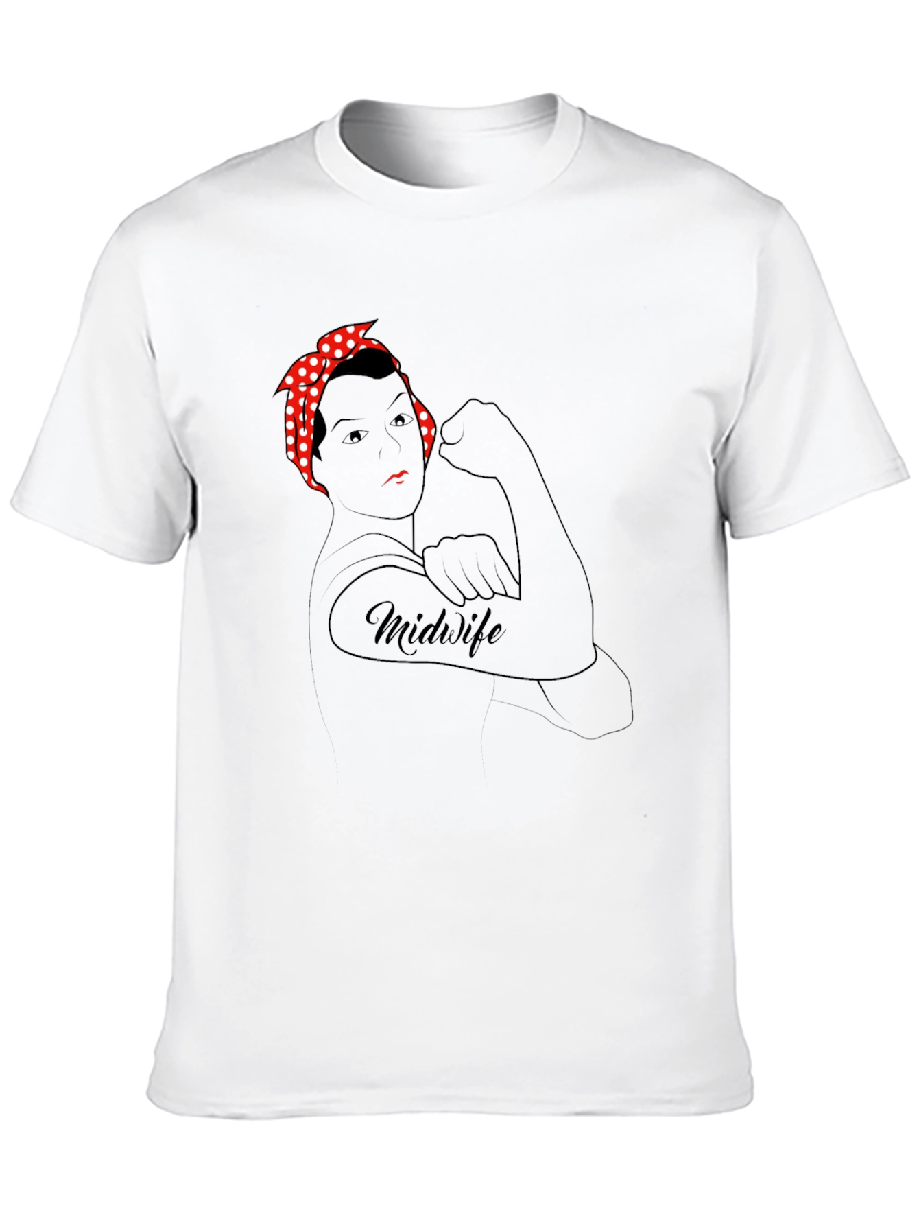 Midwife Rosie the Riveter T-Shirt