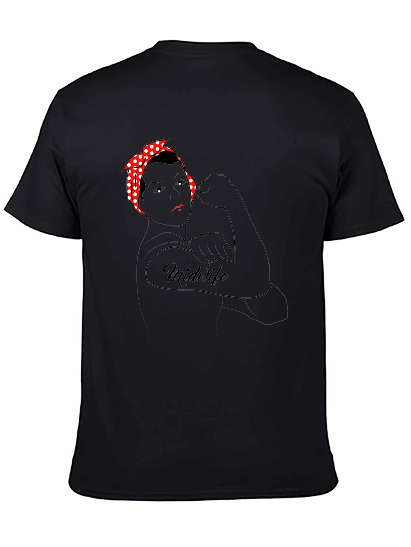 Midwife Rosie the Riveter T-Shirt