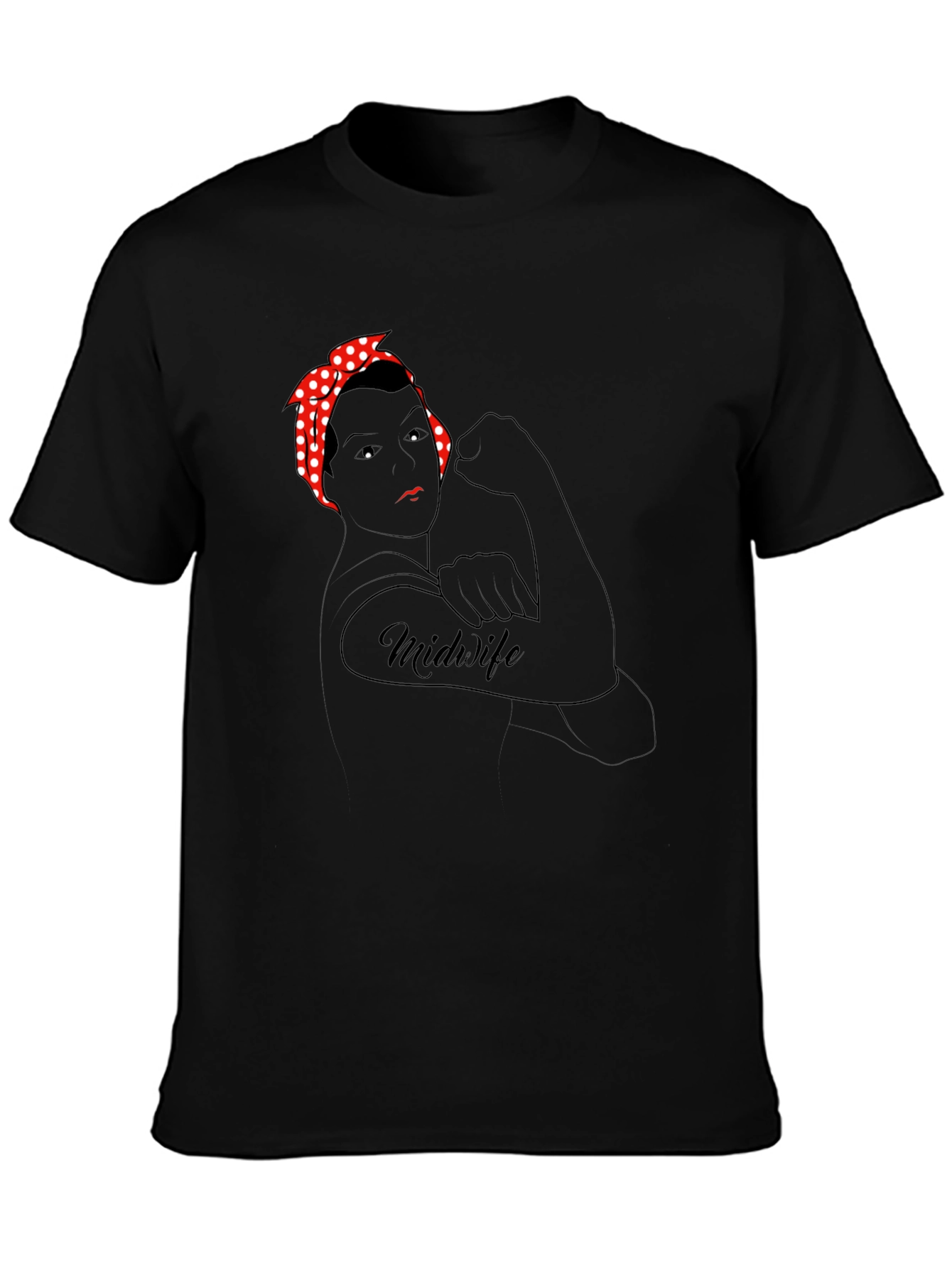 Midwife Rosie the Riveter T-Shirt