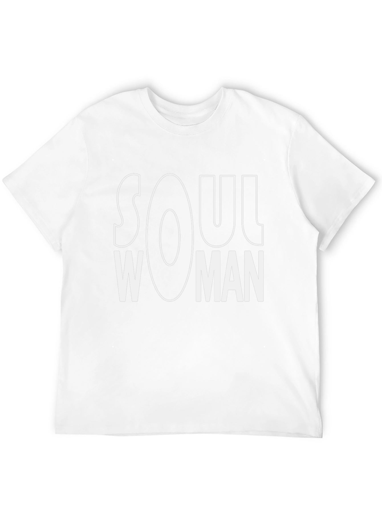Soul Woman Black T-Shirt Graphic Print
