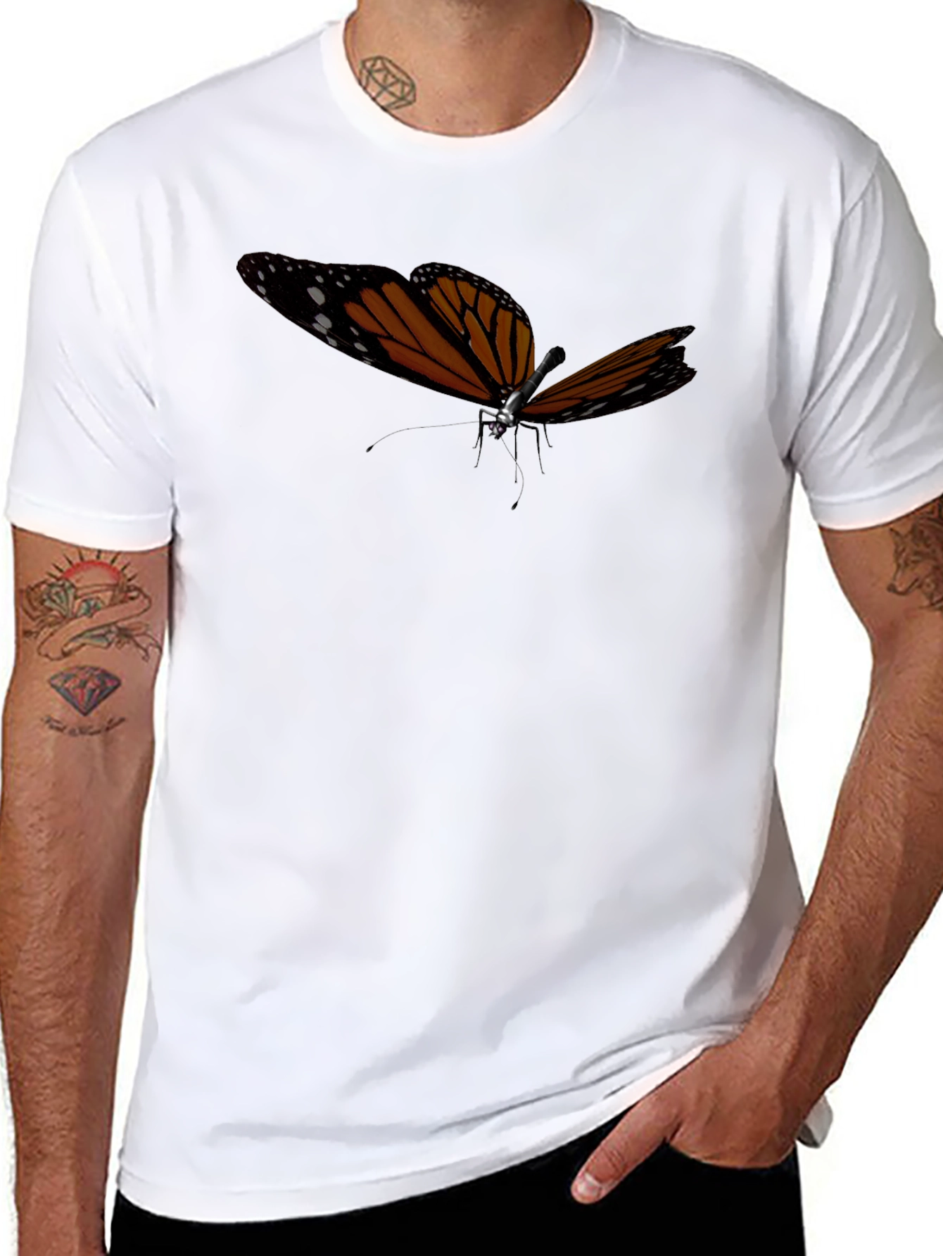 Butterfly Graphic Tee - Modern Casual Style