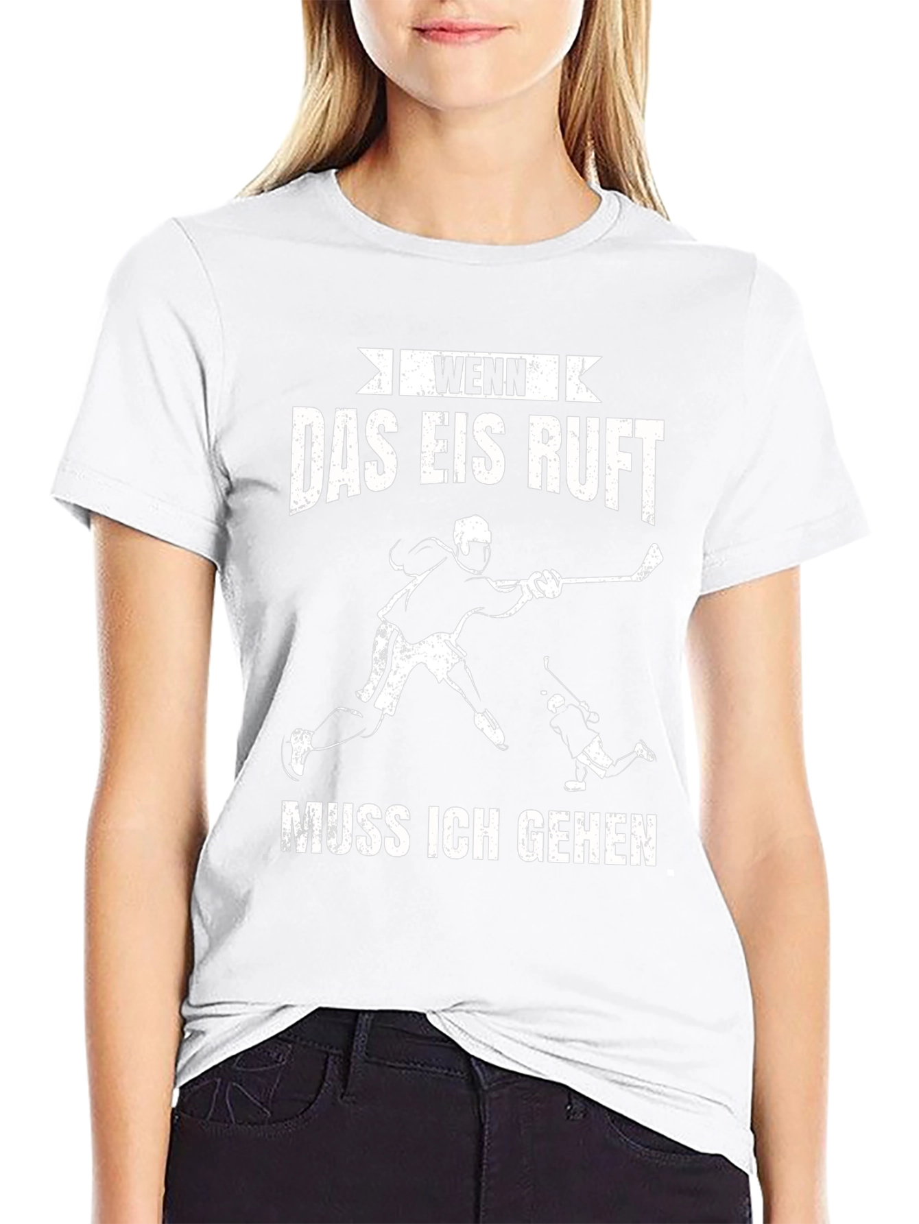 Ice Hockey Shirt - Wenn Das Eis Ruft