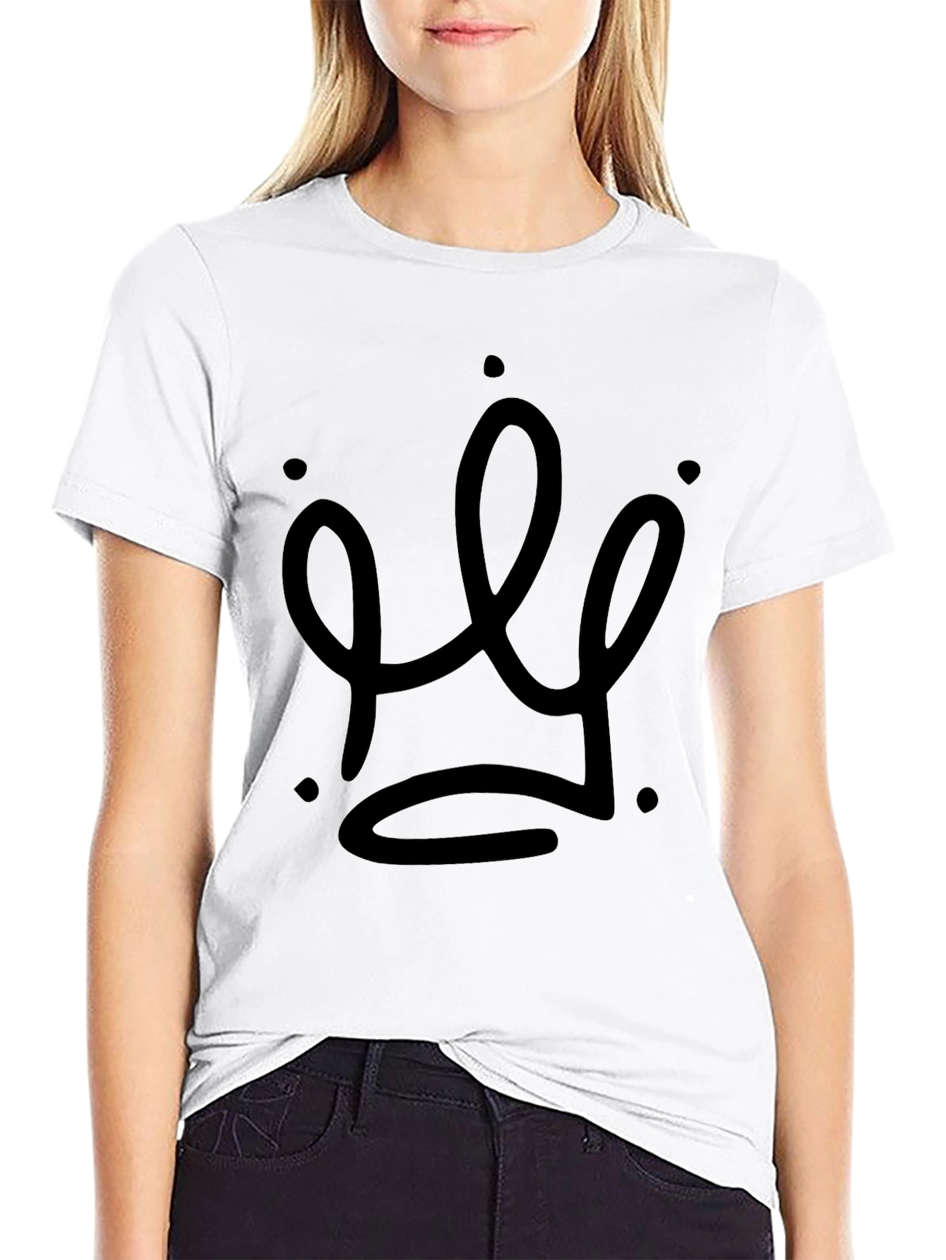 Crown Graphic T-Shirt - Modern Royal Design