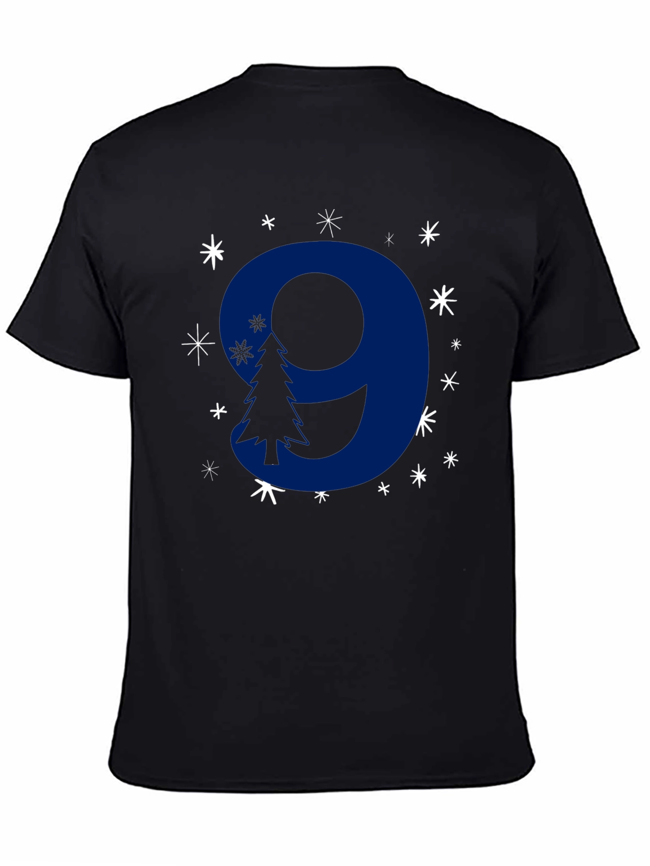 Festive Number 9 Holiday Tee