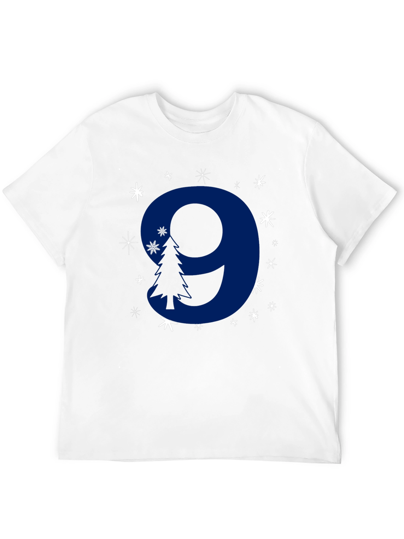 Festive Number 9 Holiday Tee