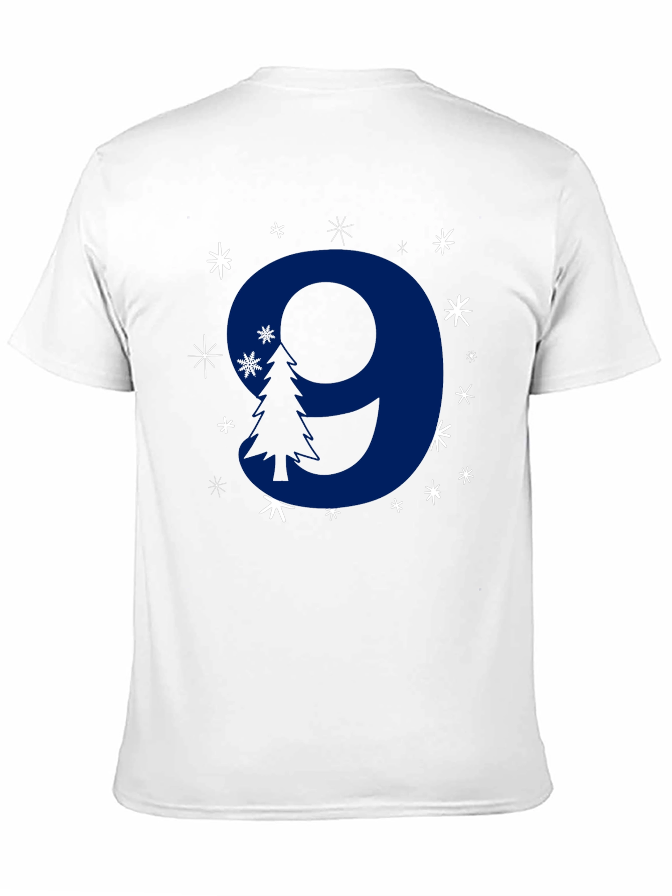 Festive Number 9 Holiday Tee