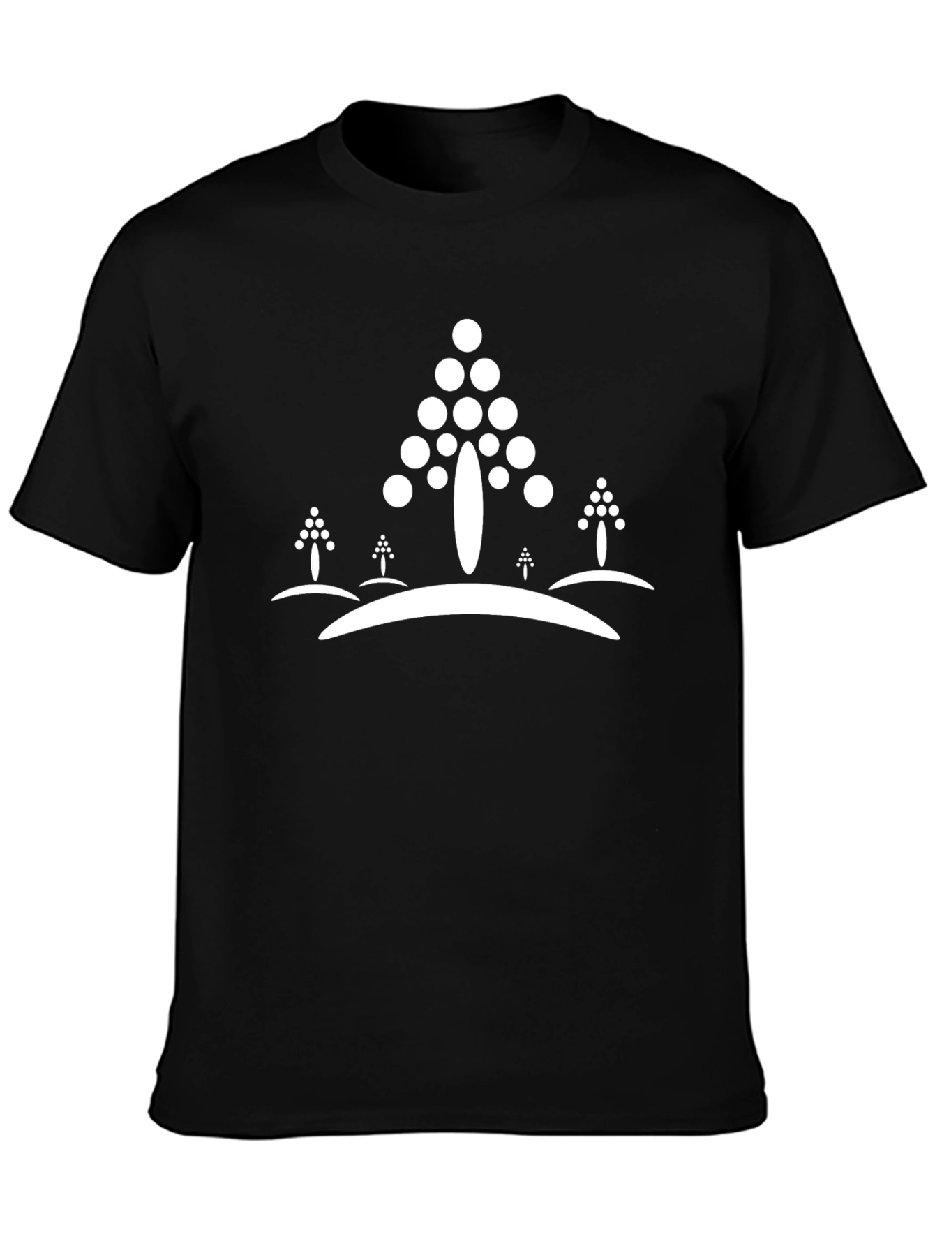 Abstract Tree Graphic Tee - Modern Art T-Shirt